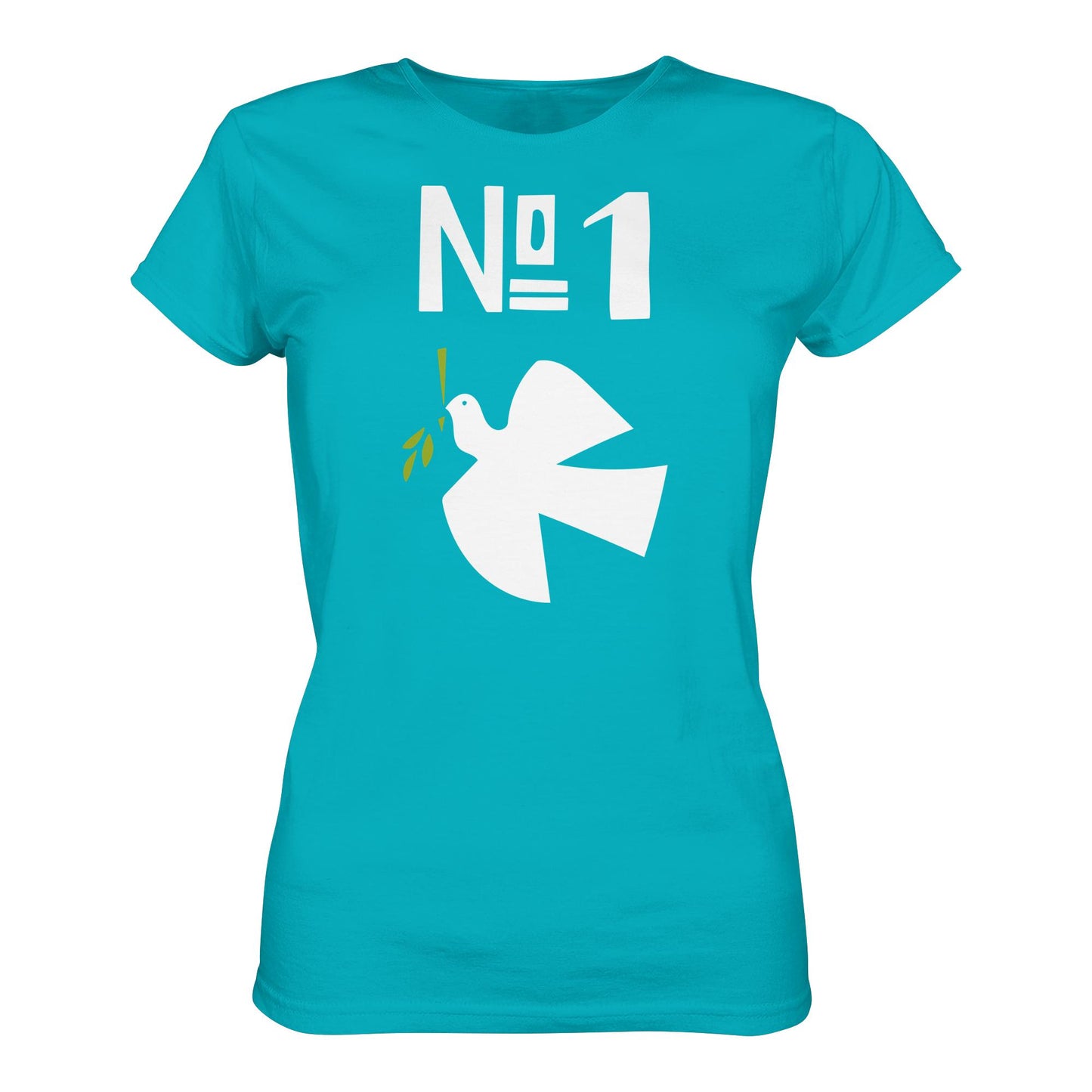 DDR Ostalgie Shirt Mädels • NO. 1 PRIORITÄT - FRIEDEN! (ORIGINAL PLAKAT)