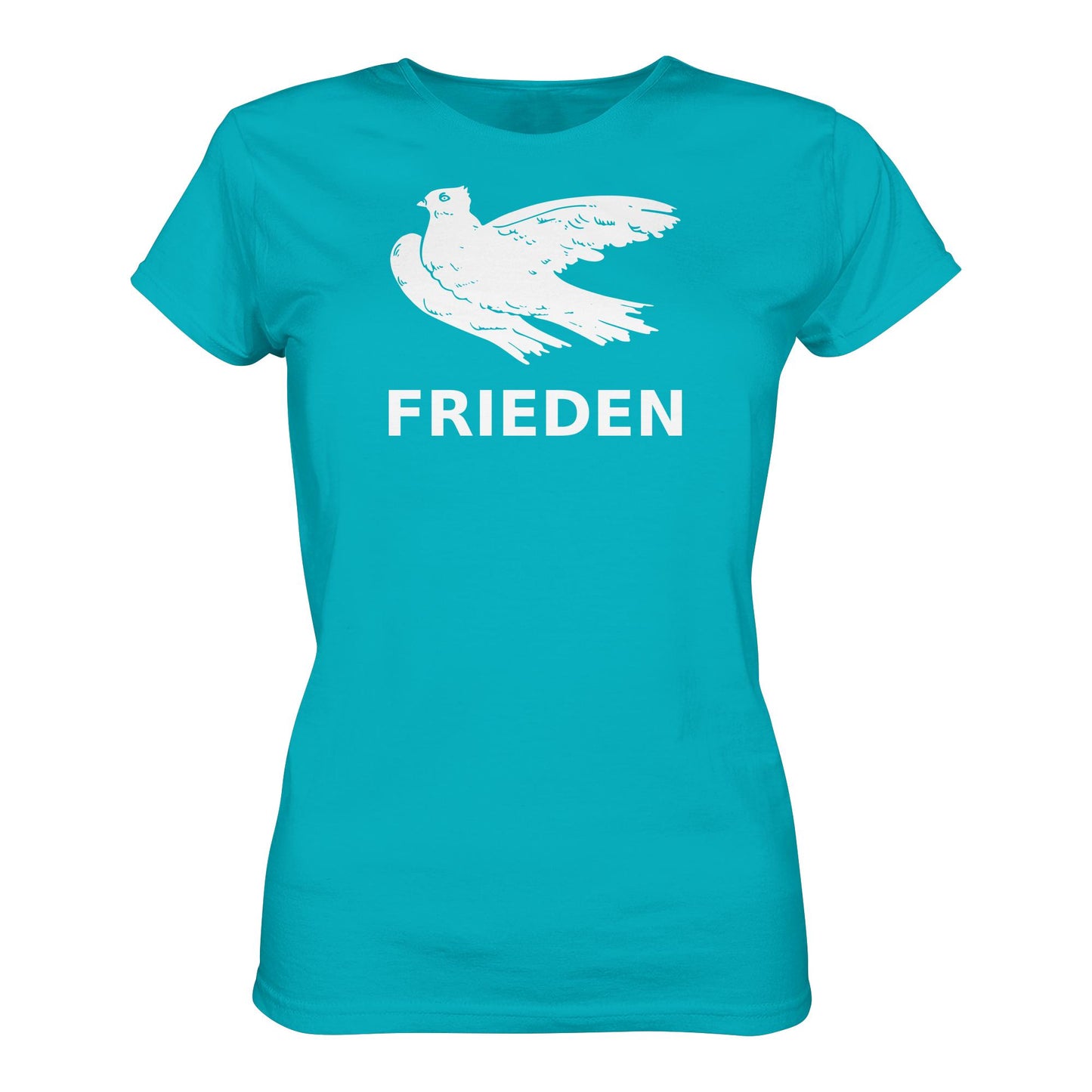 DDR Ostalgie Shirt Mädels • FRIEDEN (MOTIV ORIGINAL ANSTECKPIN)