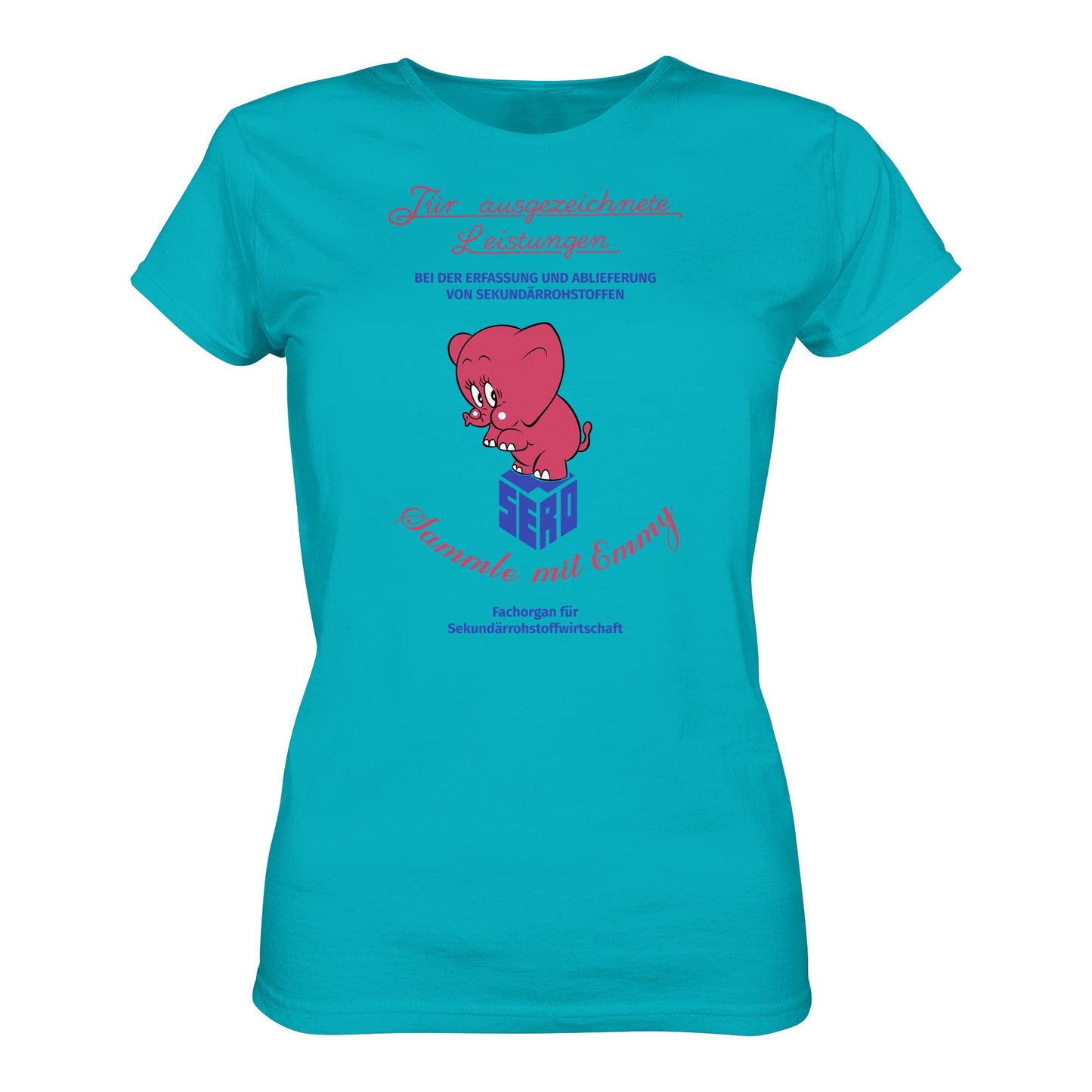 DDR Ostalgie Shirt Mädels • FÜR AUSGEZEICHNETE LEISTUNGEN - SERO EMMY (ORIGINAL-WIMPEL)