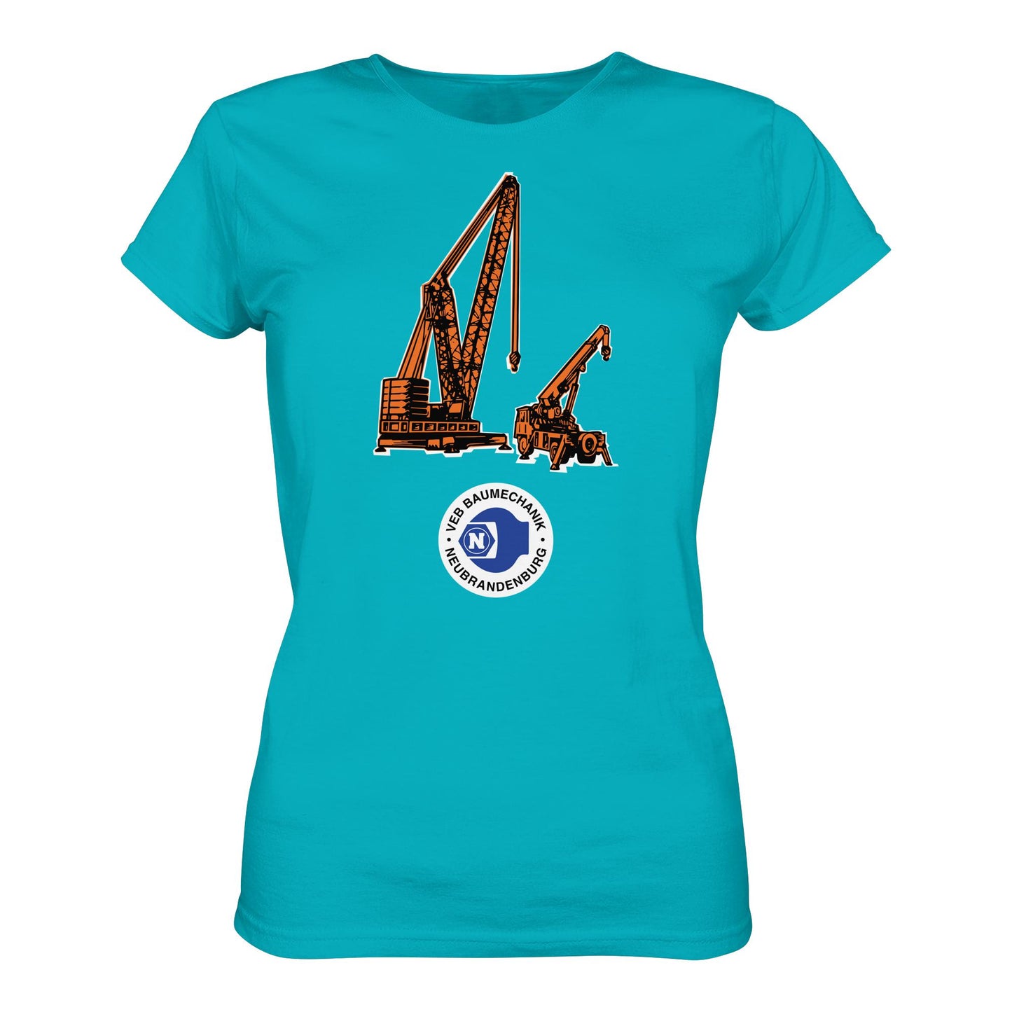 DDR Ostalgie Shirt Mädels • VEB BAUMECHANIK NEUBRANDENBURG
