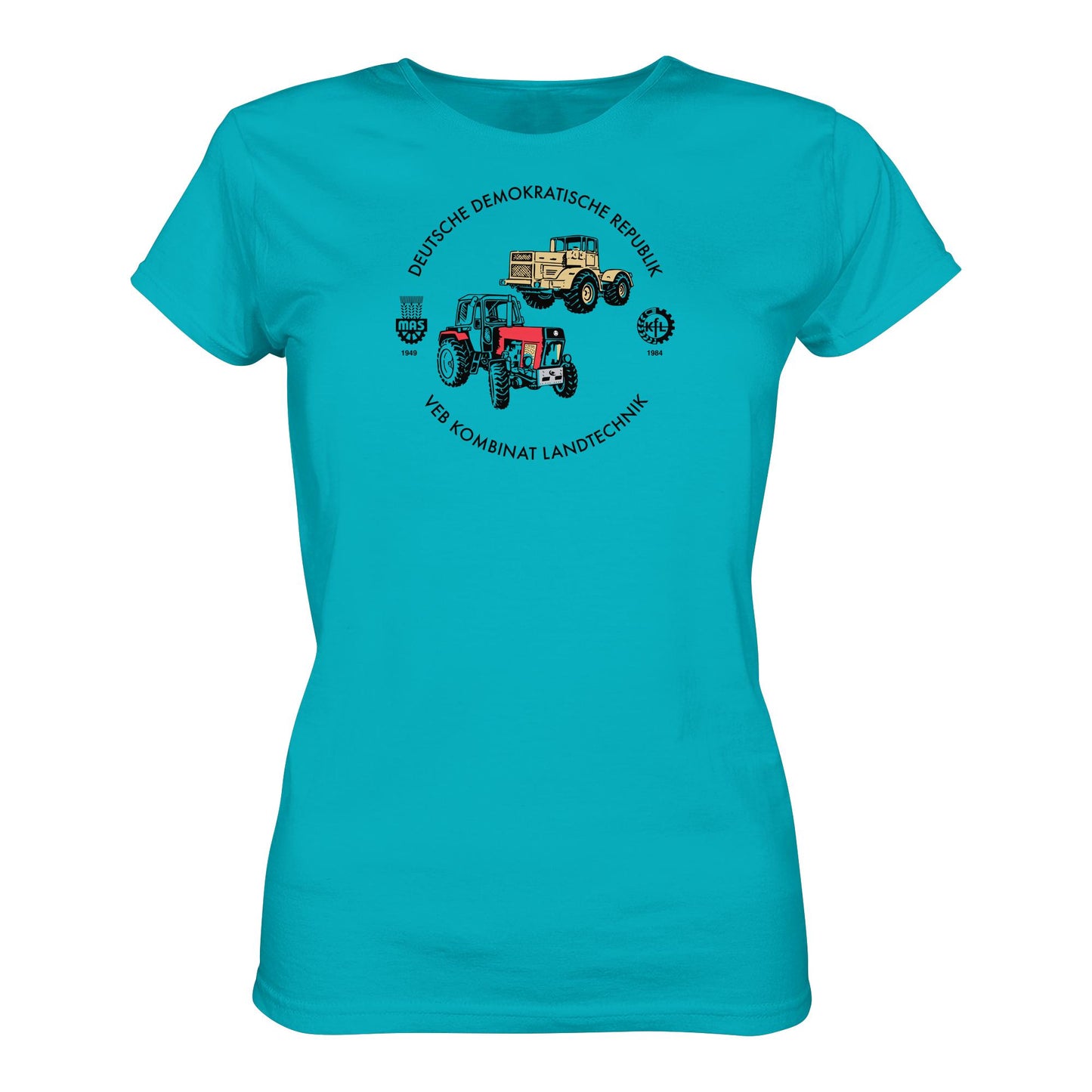 DDR Ostalgie Shirt Mädels • VEB KOMBINAT LANDTECHNIK (ORIGINAL GEDÄCHTNISTELLER)