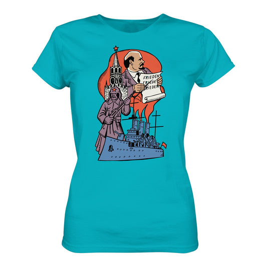 DDR Ostalgie Shirt Mädels • JAHRESTAG OKTOBERREVOLUTION 1917 (ORIGINAL POSTSTEMPEL)