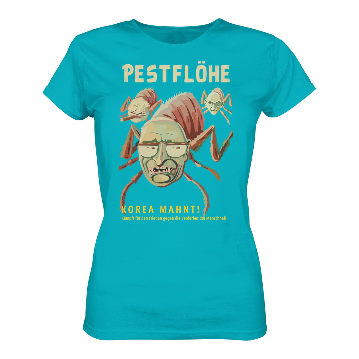 DDR Ostalgie Shirt Mädels • NATO-PESTFLÖHE - KOREA WARNT