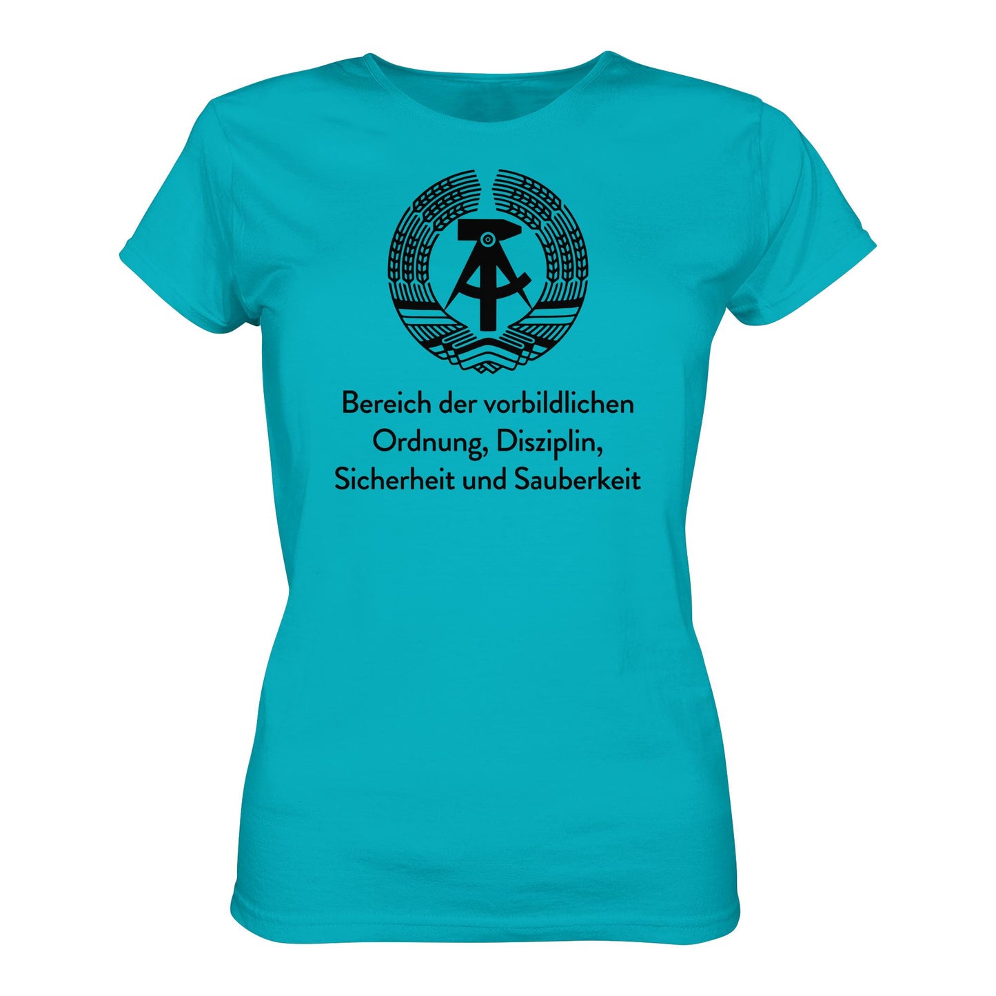 DDR Ostalgie Shirt Mädels • BEREICH DER VORBILDLICHEN ORDNUNG (ORIGINAL SCHILD)