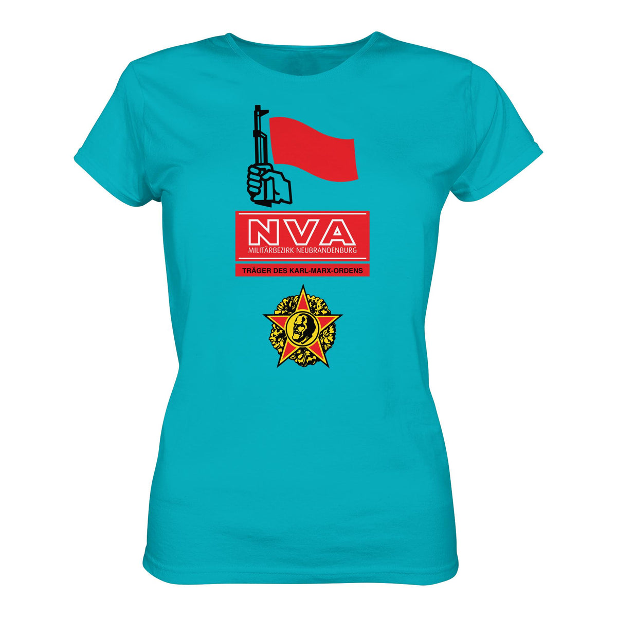 DDR Ostalgie Shirt Mädels • NVA - MILITÄRBEZIRK NEUBRANDENBURG