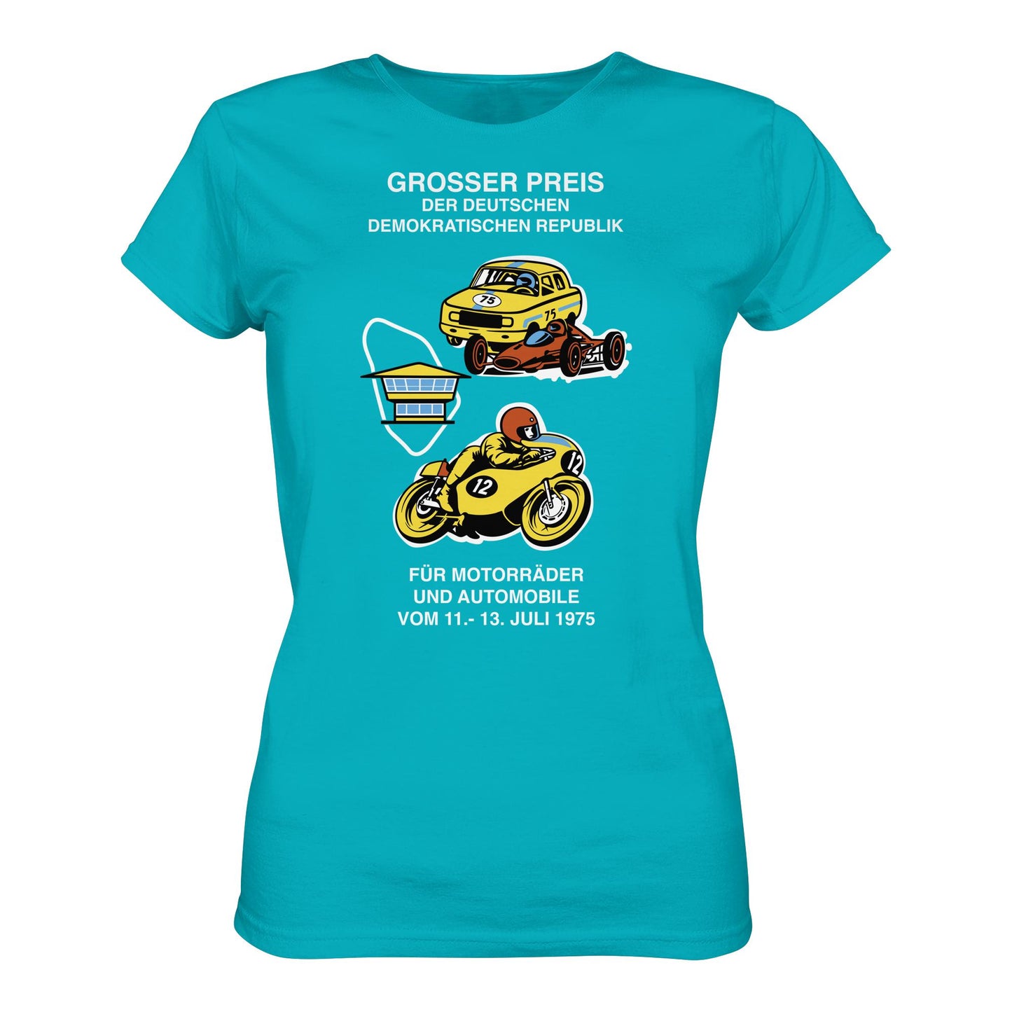 DDR Ostalgie Shirt Mädels • GROSSER PREIS DER DDR 1975