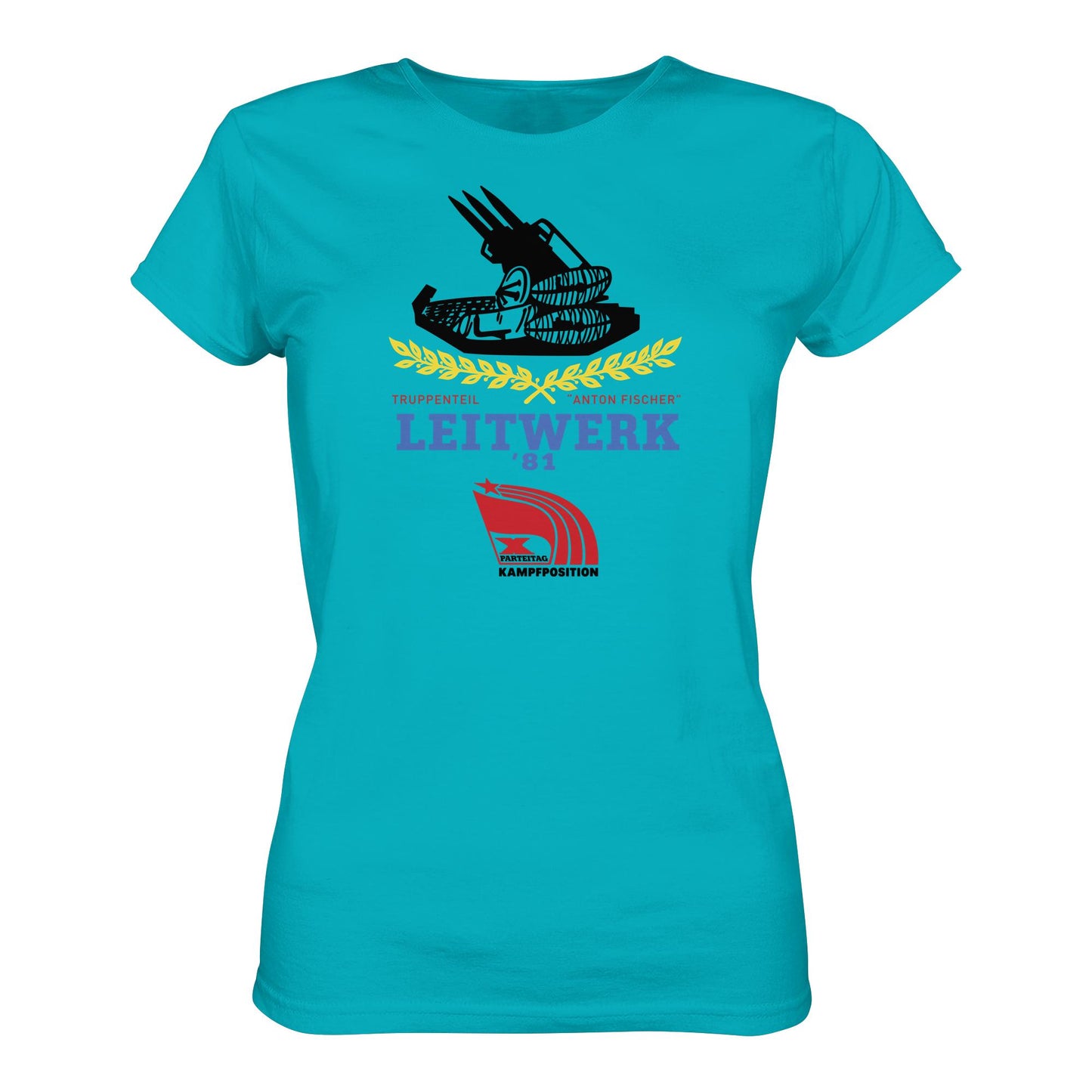DDR Ostalgie Shirt Mädels • LEITWERK 81, TRUPPENTEIL ANTON FISCHER