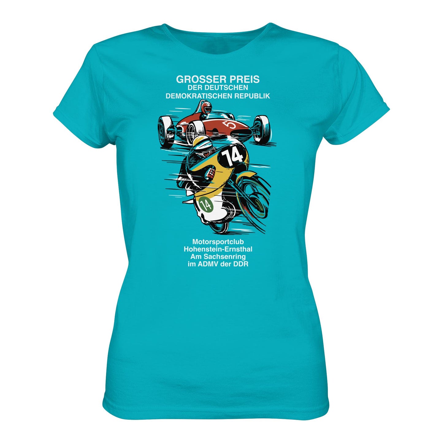 DDR Ostalgie Shirt Mädels • MOTORSPORT HOHENSTEIN-ERNSTHAL - GROSSER PREIS DER DDR