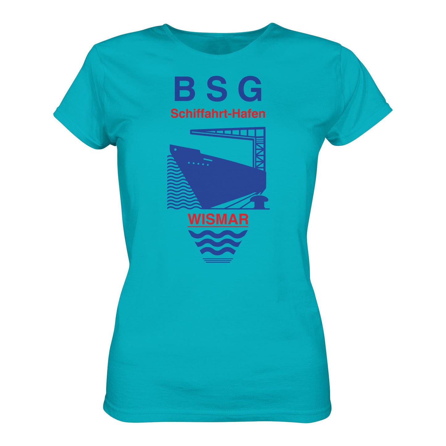 DDR Ostalgie Shirt Mädels • BSG SCHIFFAHRT HAFEN WISMAR