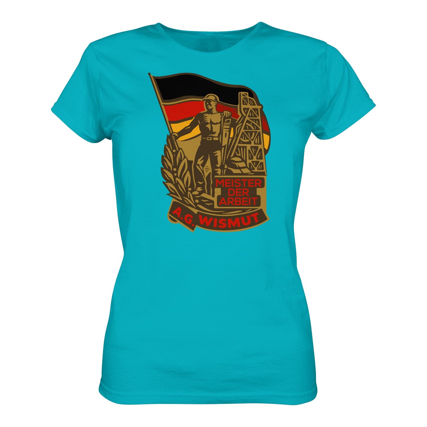 DDR Ostalgie Shirt Mädels • WISMUT - MEISTER DER ARBEIT