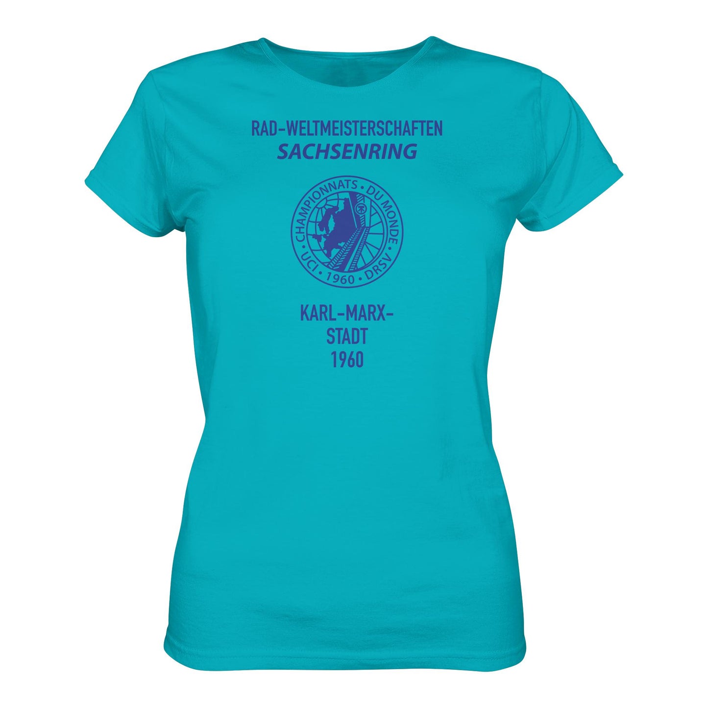 DDR Ostalgie Shirt Mädels • RADWELTMEISTERSCHAFTEN SACHSENRING, KARL-MARX-STADT 1960