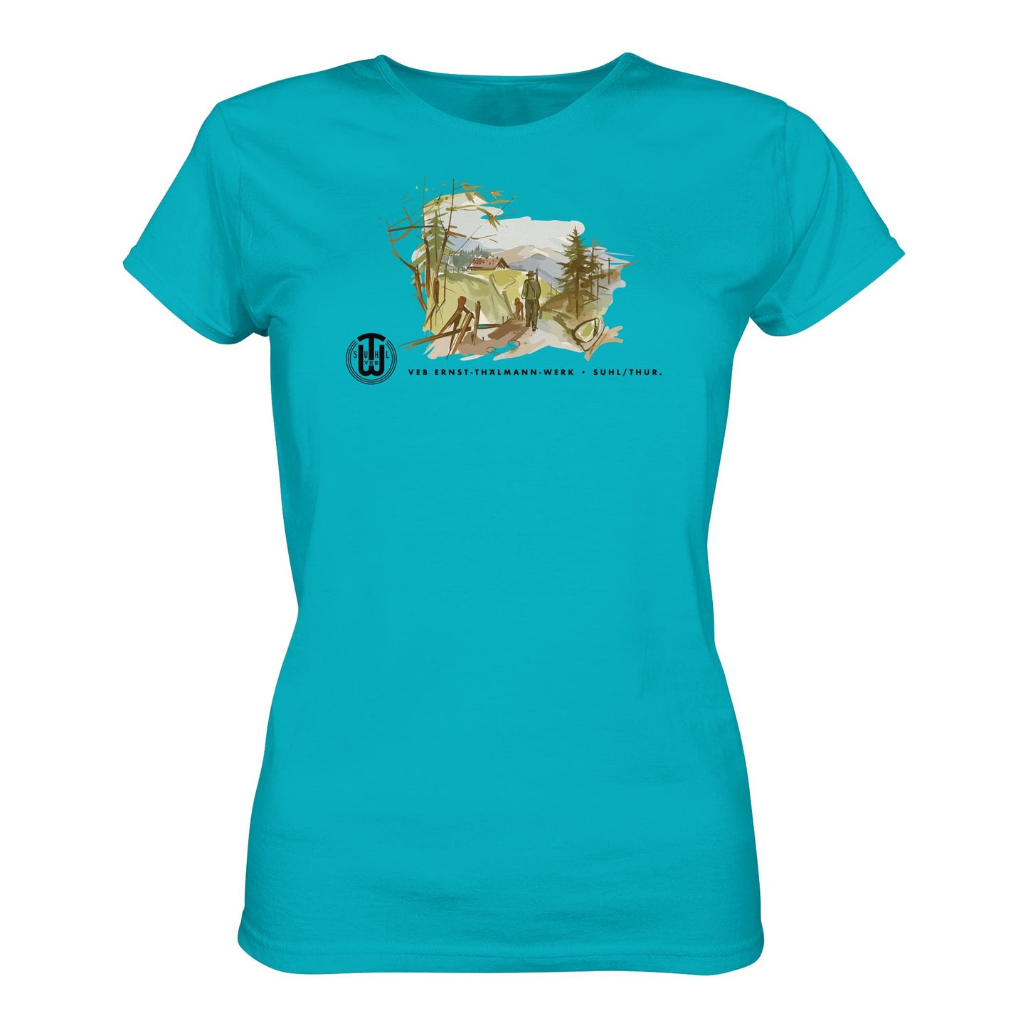 DDR Ostalgie Shirt Mädels • VEB SUHL ERNST-THÄLMANN-WERK (ORIGINAL-PROSPEKT)