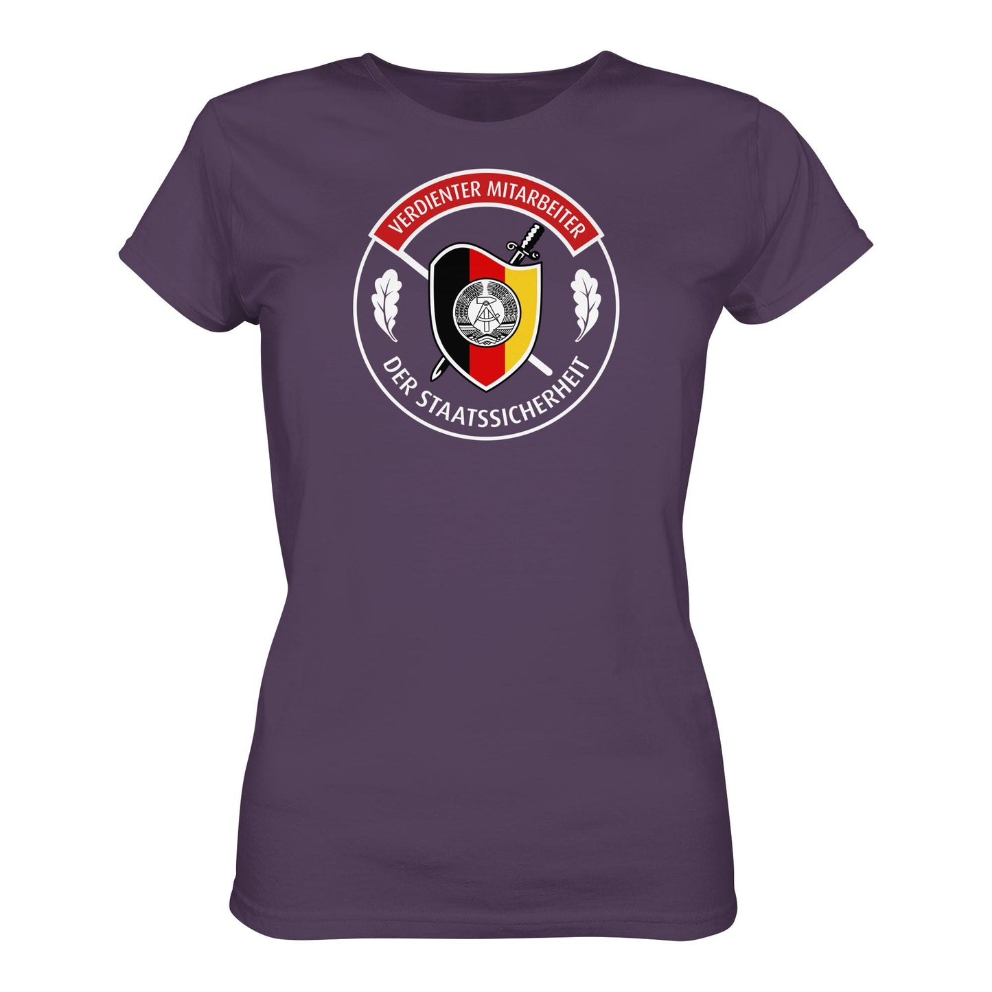 DDR Ostalgie Shirt Mädels • VERDIENTER MITARBEITER DER STAATSSICHERHEIT (ORIGINAL ORDEN)