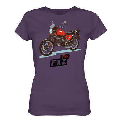 DDR Ostalgie Shirt Mädels • MZ ETZ 150 ROT (ORIGINAL DDR-PLAKAT)