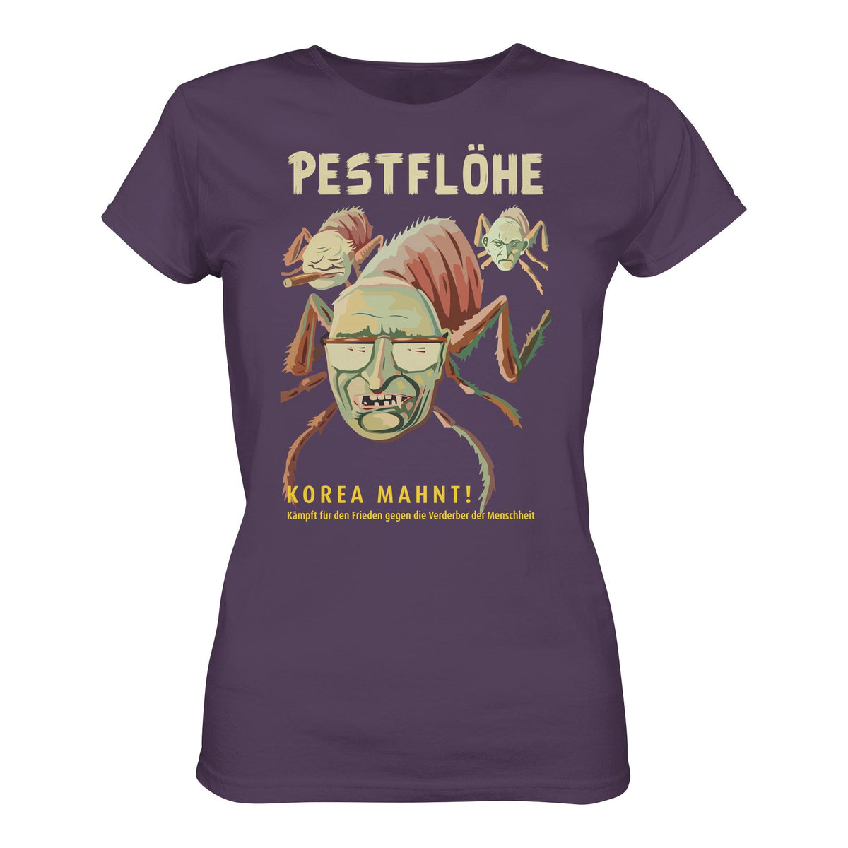 DDR Ostalgie Shirt Mädels • NATO-PESTFLÖHE - KOREA WARNT