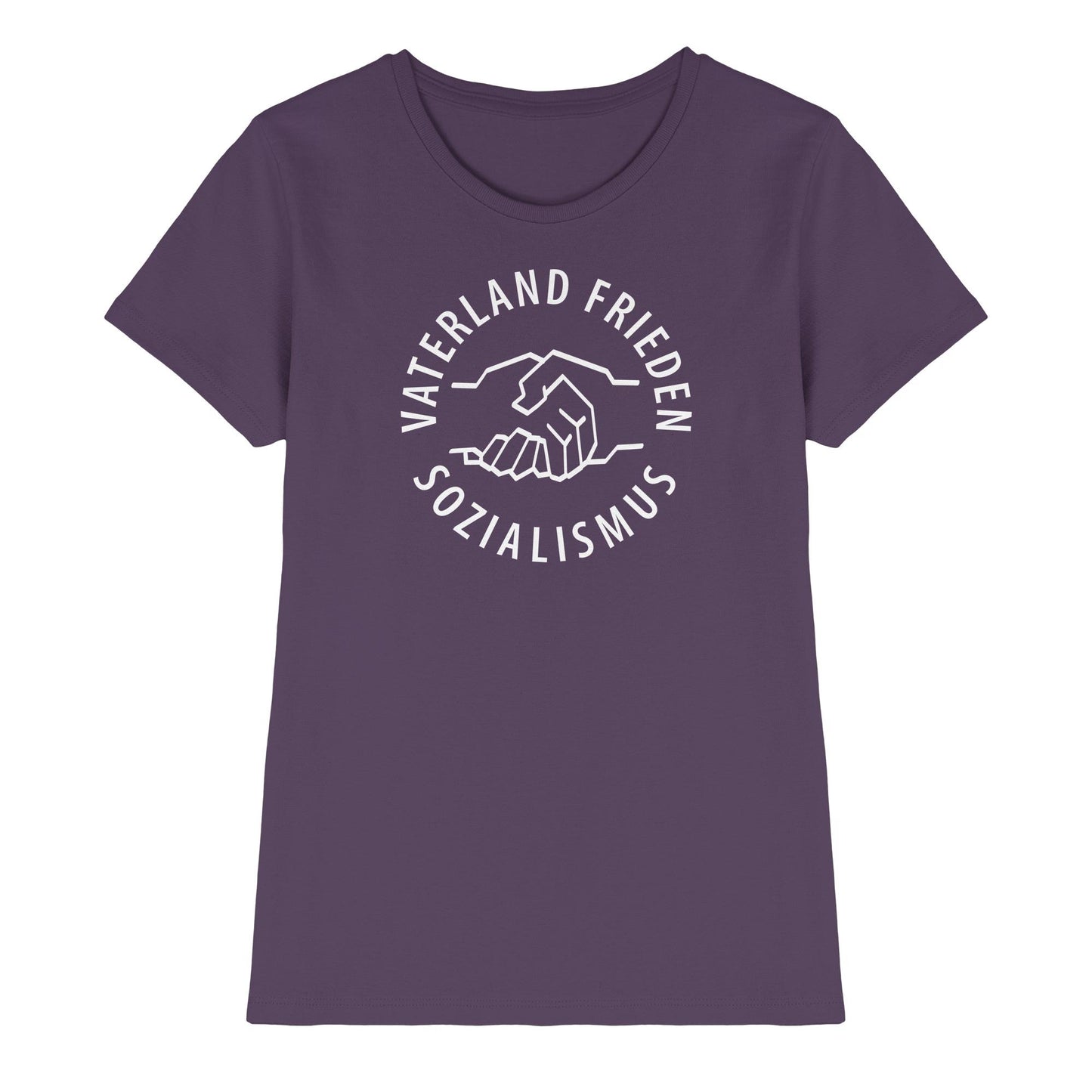 DDR Ostalgie Shirt Mädels • VATERLAND FRIEDEN SOZIALISMUS (DDR LOGO)