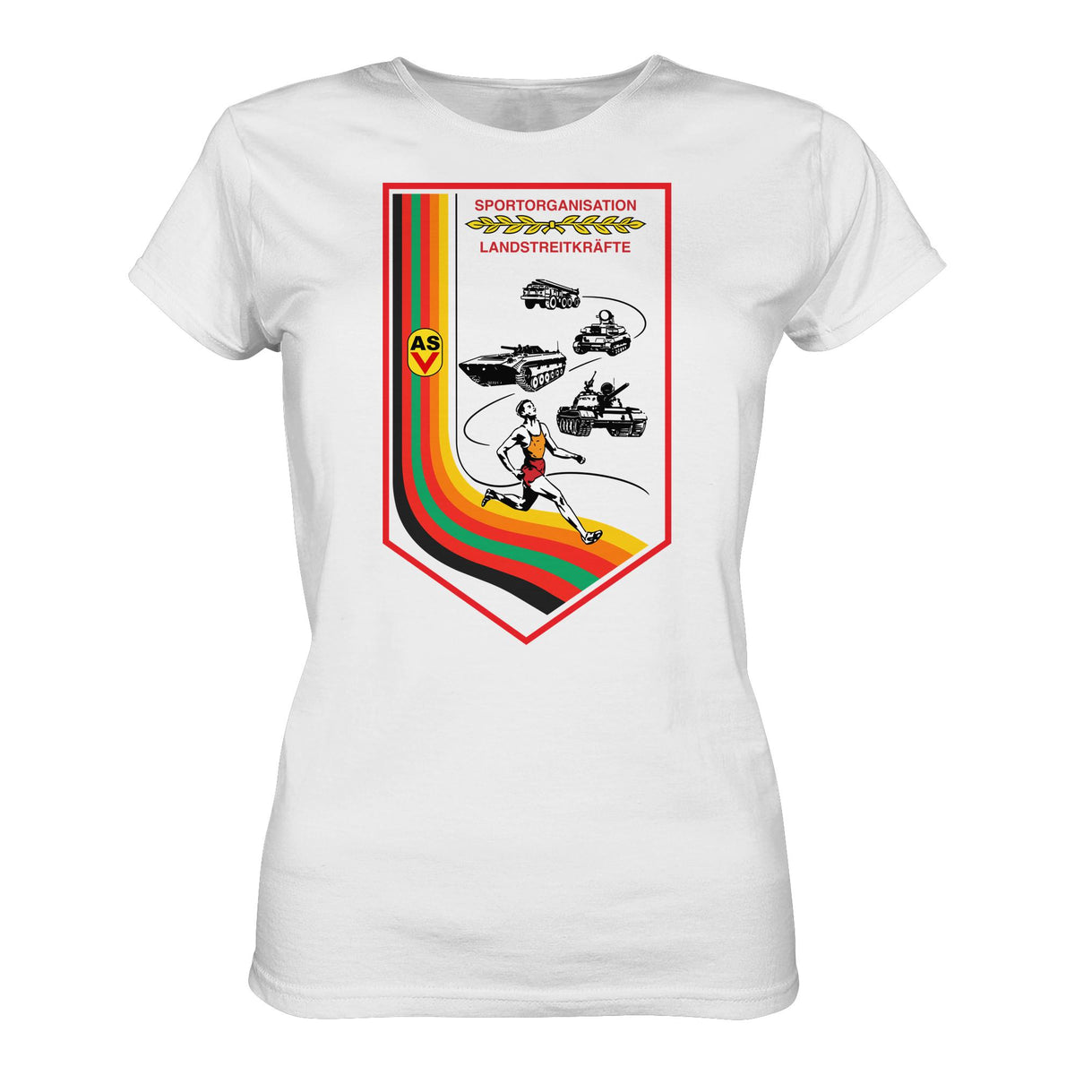 NVA ASV - SPORTORGANISATION LANDSTREITKRÄFTE | DDR Ostalgie Shirt Mädels