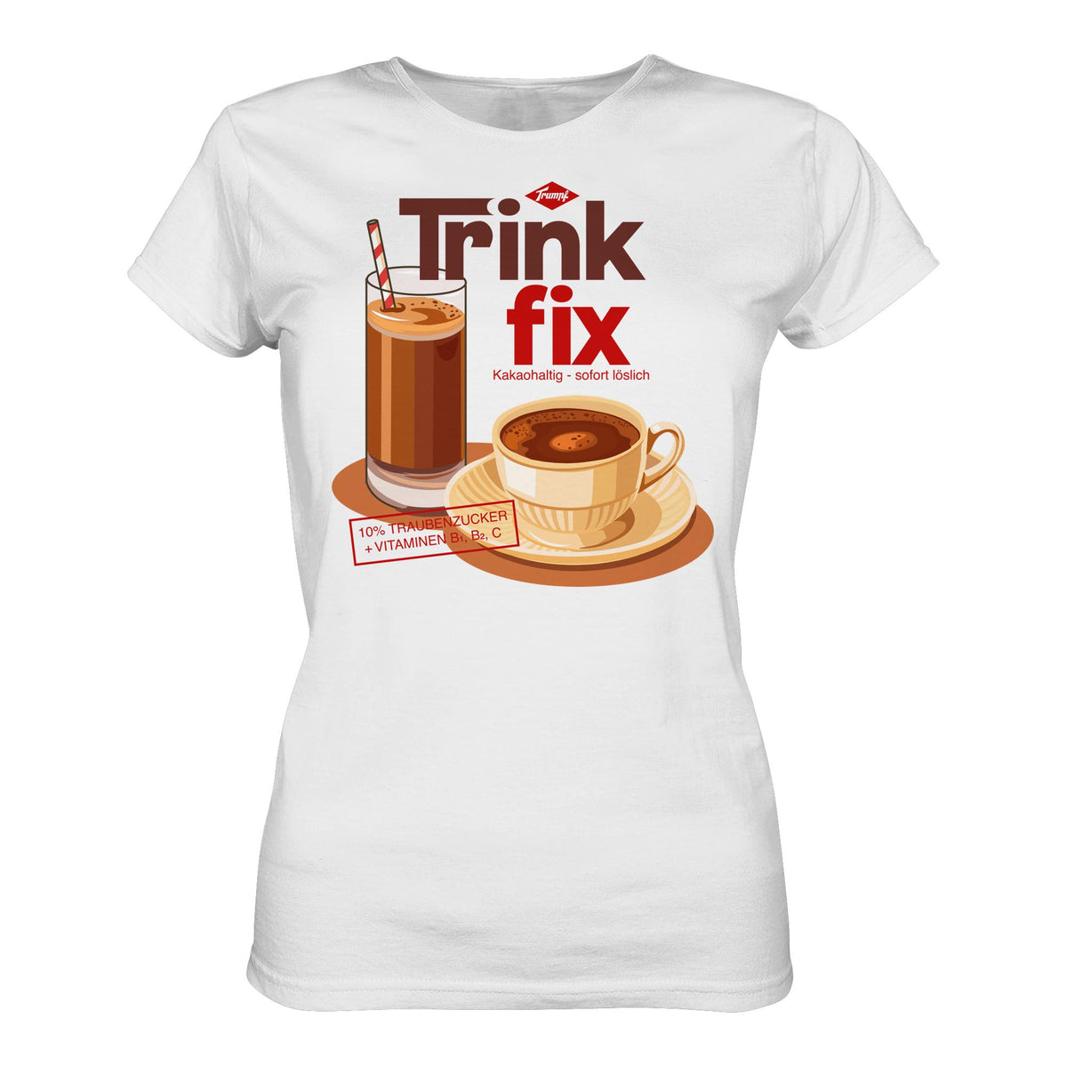 DDR Ostalgie Shirt Mädels • TRINK FIX - DOSEN-DESIGN