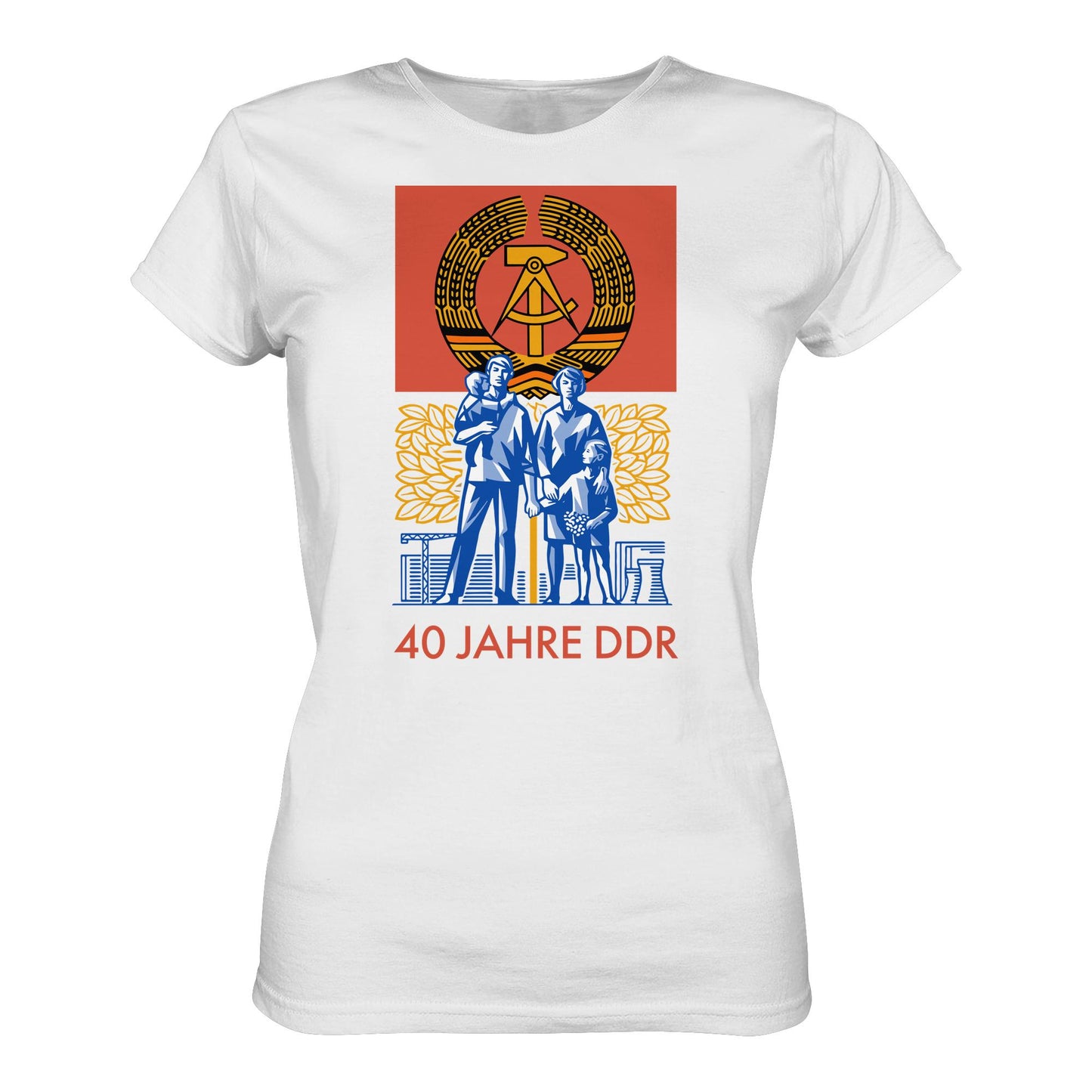 DDR Ostalgie Shirt Mädels • 40 JAHRE DDR (BRIEFMARKE)