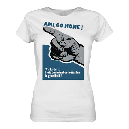 DDR Ostalgie Shirt Mädels • AMI GO HOME! ORIGINALPLAKAT 1950
