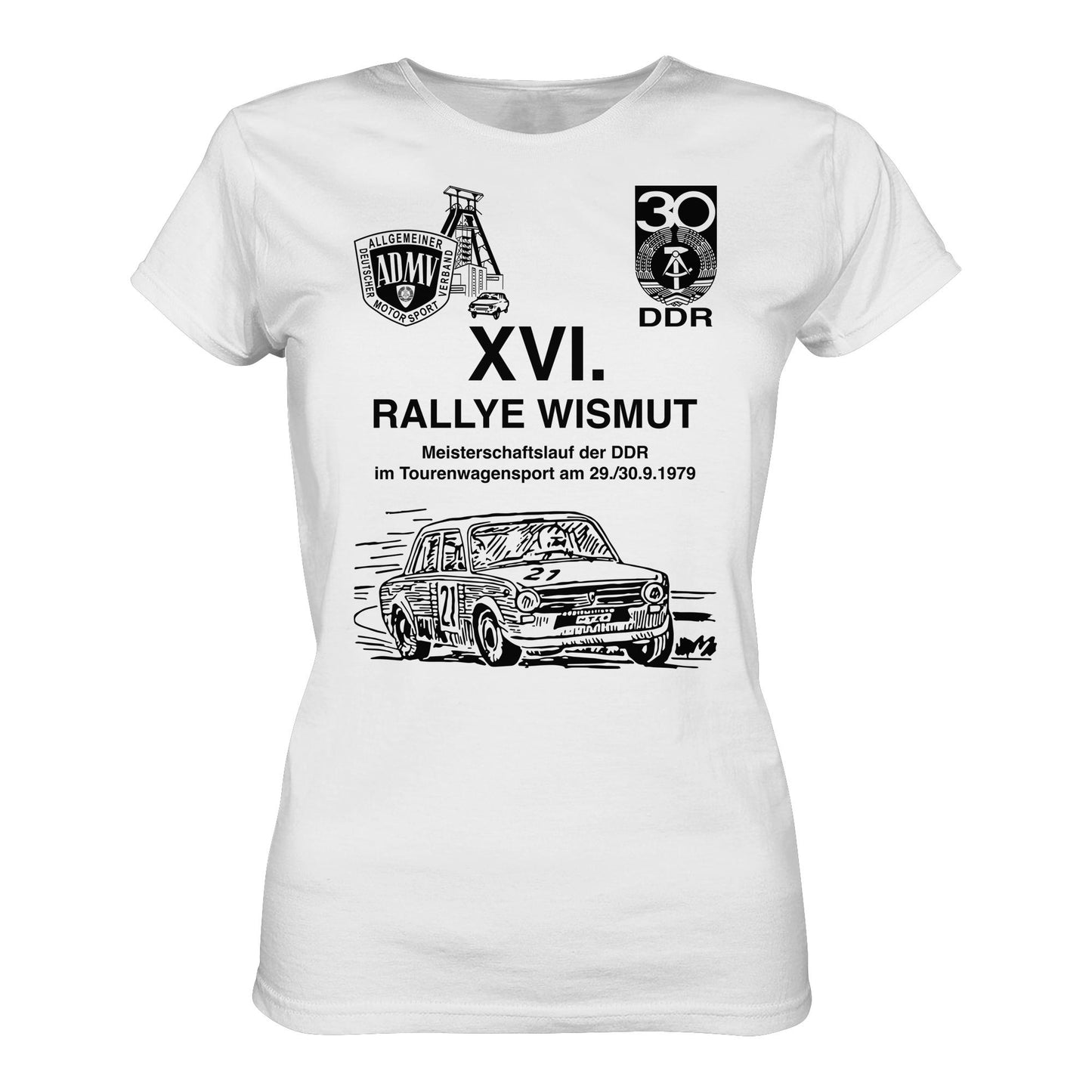 DDR Ostalgie Shirt Mädels • 16. RALLYE WISMUT, MEISTERSCHAFTSLAUF DER DDR - 1979