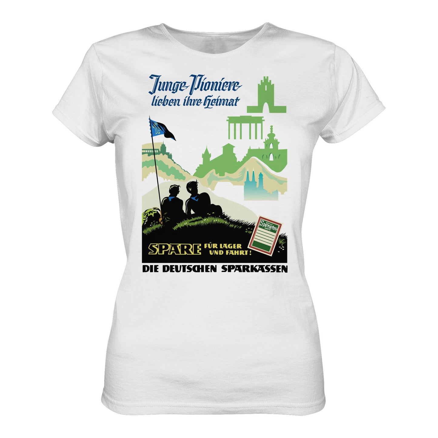 DDR Ostalgie Shirt Mädels • JUNGE PIONIERE LIEBEN IHRE HEIMAT