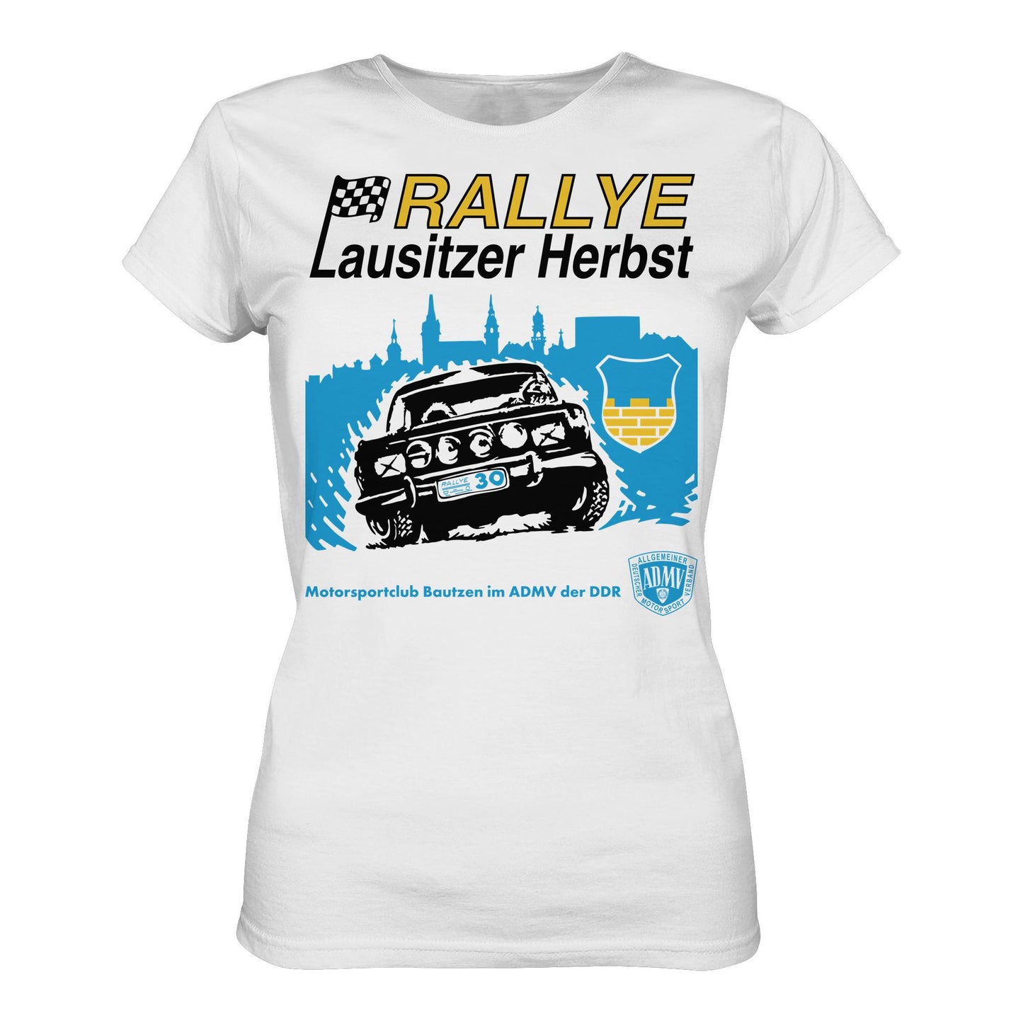 DDR Ostalgie Shirt Mädels • RALLYE LAUSITZER HERBST, MOTORSPORTCLUB BAUTZEN