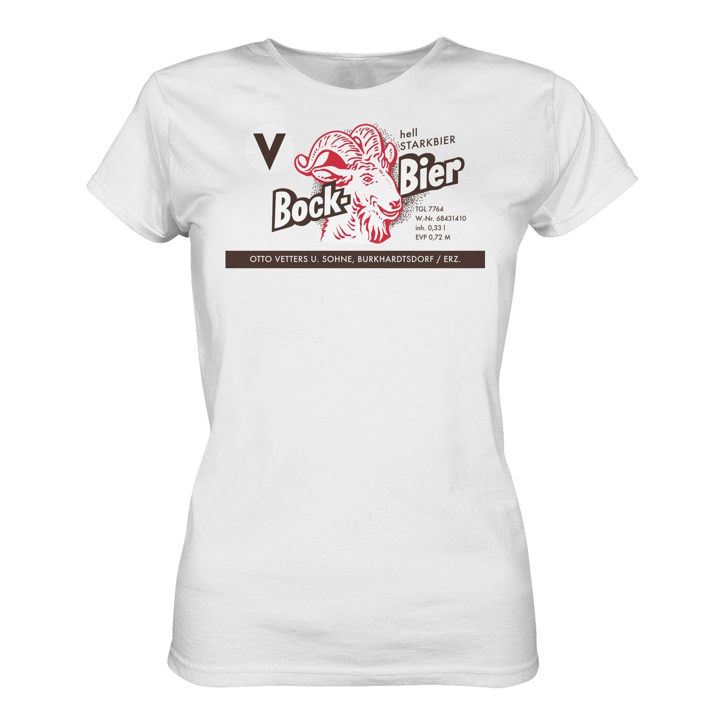 DDR Ostalgie Shirt Mädels • BOCKBIER - OTTO VETTERS ERZGEBIRGE