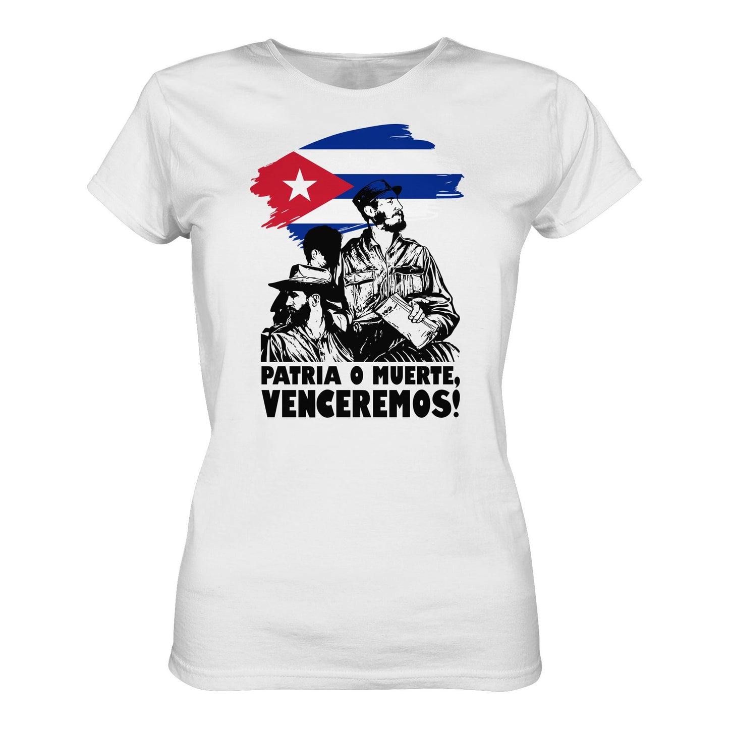 DDR Ostalgie Shirt Mädels • KUBA - PATRIA O MUERTE, VENCEREMOS! (ORIGINAL PLAKAT)