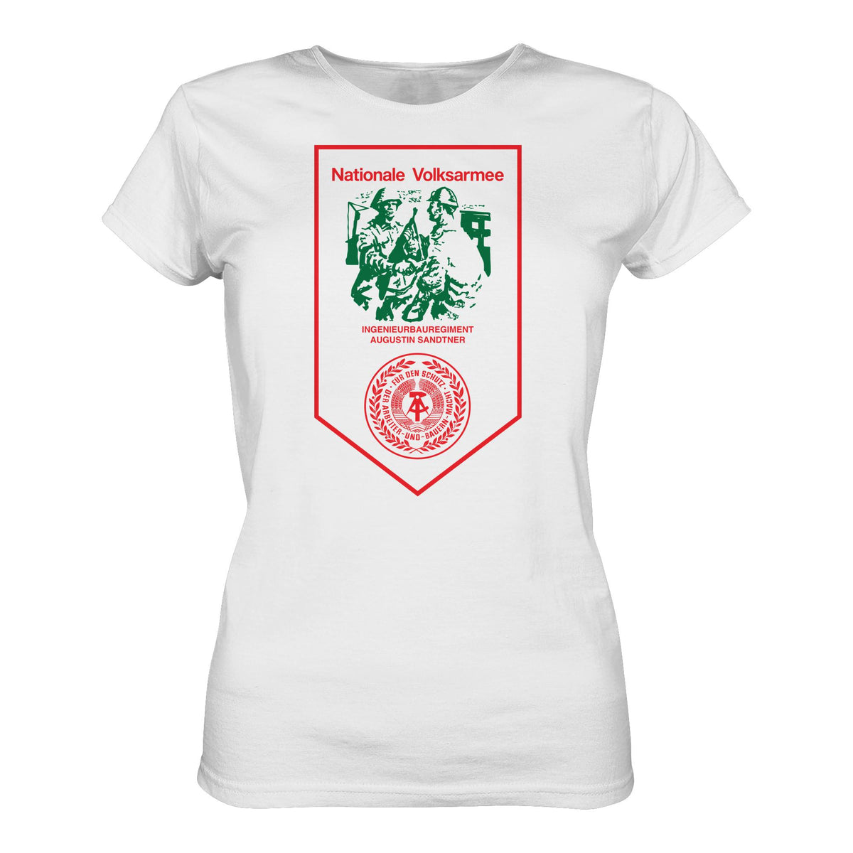 DDR Ostalgie Shirt Mädels • NVA - INGENIEURBAUREGIMENT AUGUSTIN SANDTNER