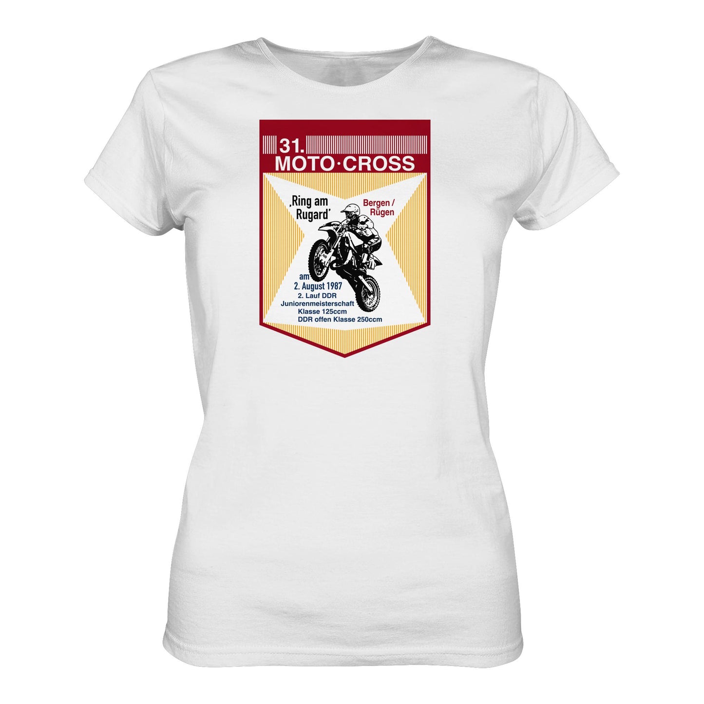 DDR Ostalgie Shirt Mädels • 31. MOTO-CROSS DDR-MEISTERSCHAFT - 1987 BERGEN RÜGEN