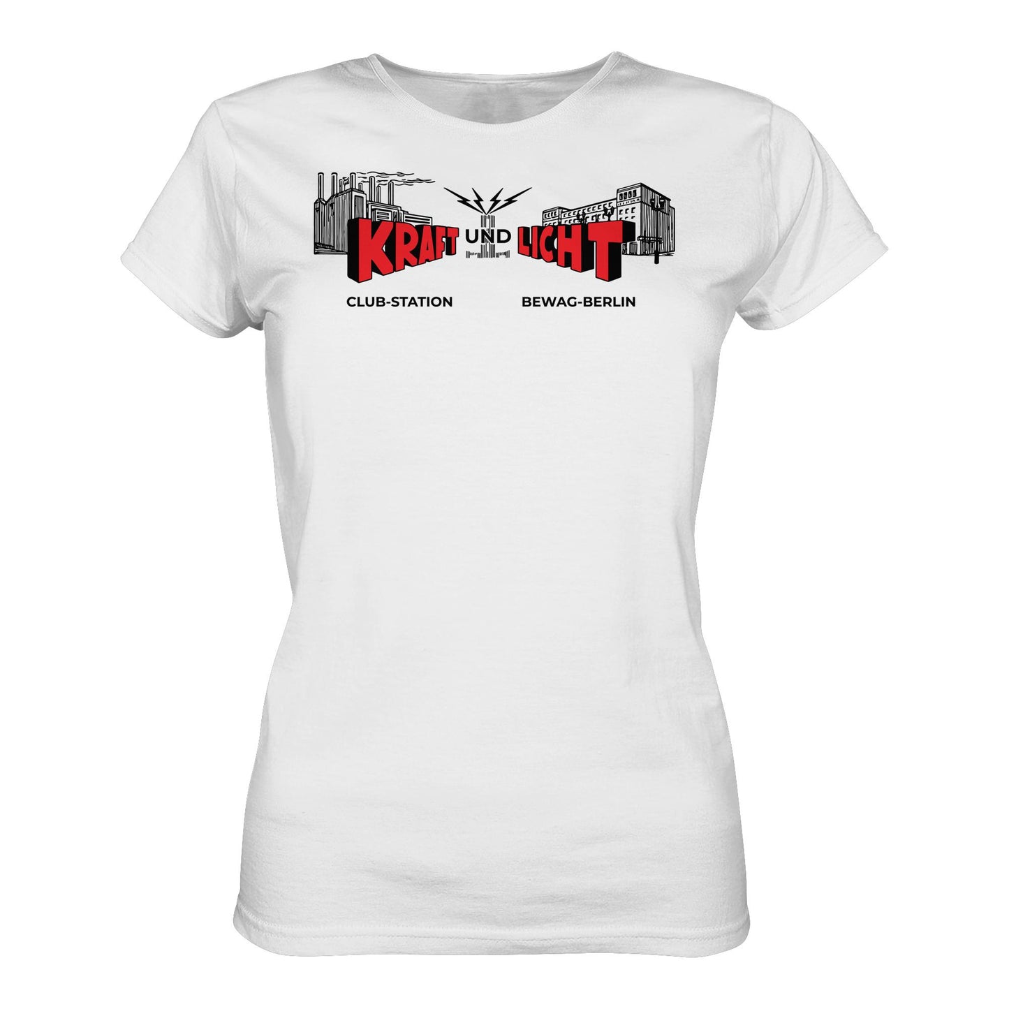 DDR Ostalgie Shirt Mädels • KRAFT UND LICHT - BEWAG BERLIN