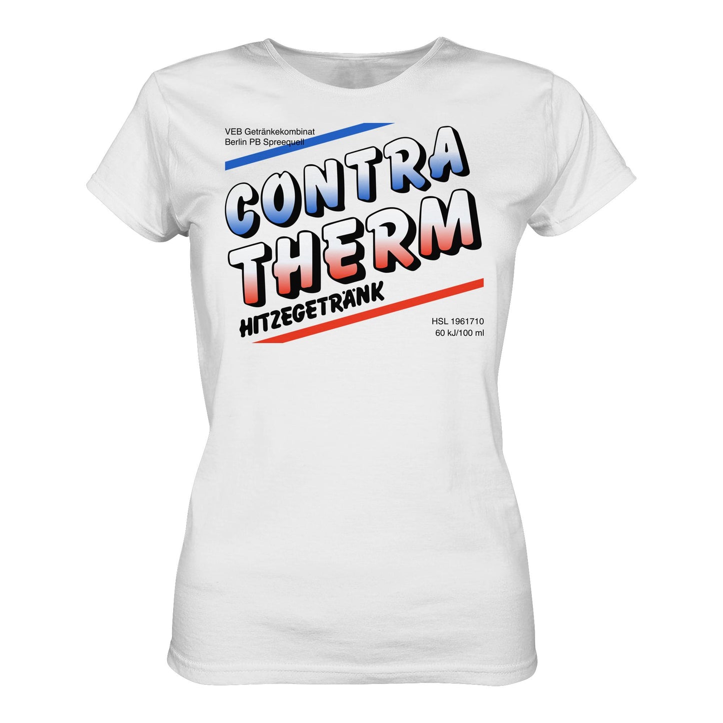 DDR Ostalgie Shirt Mädels • CONTRA THERM - VEB GETRÄNKEKOMBINAT BERLIN SPREEQUELL