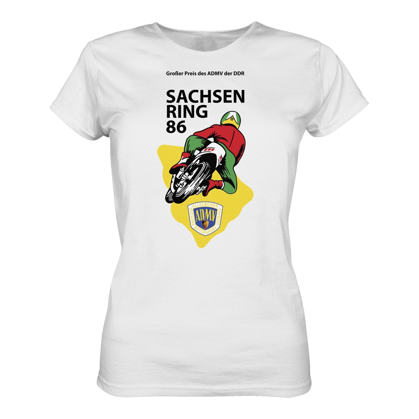 DDR Ostalgie Shirt Mädels • GROSSER PREIS DER DDR - SACHSENRING 1986