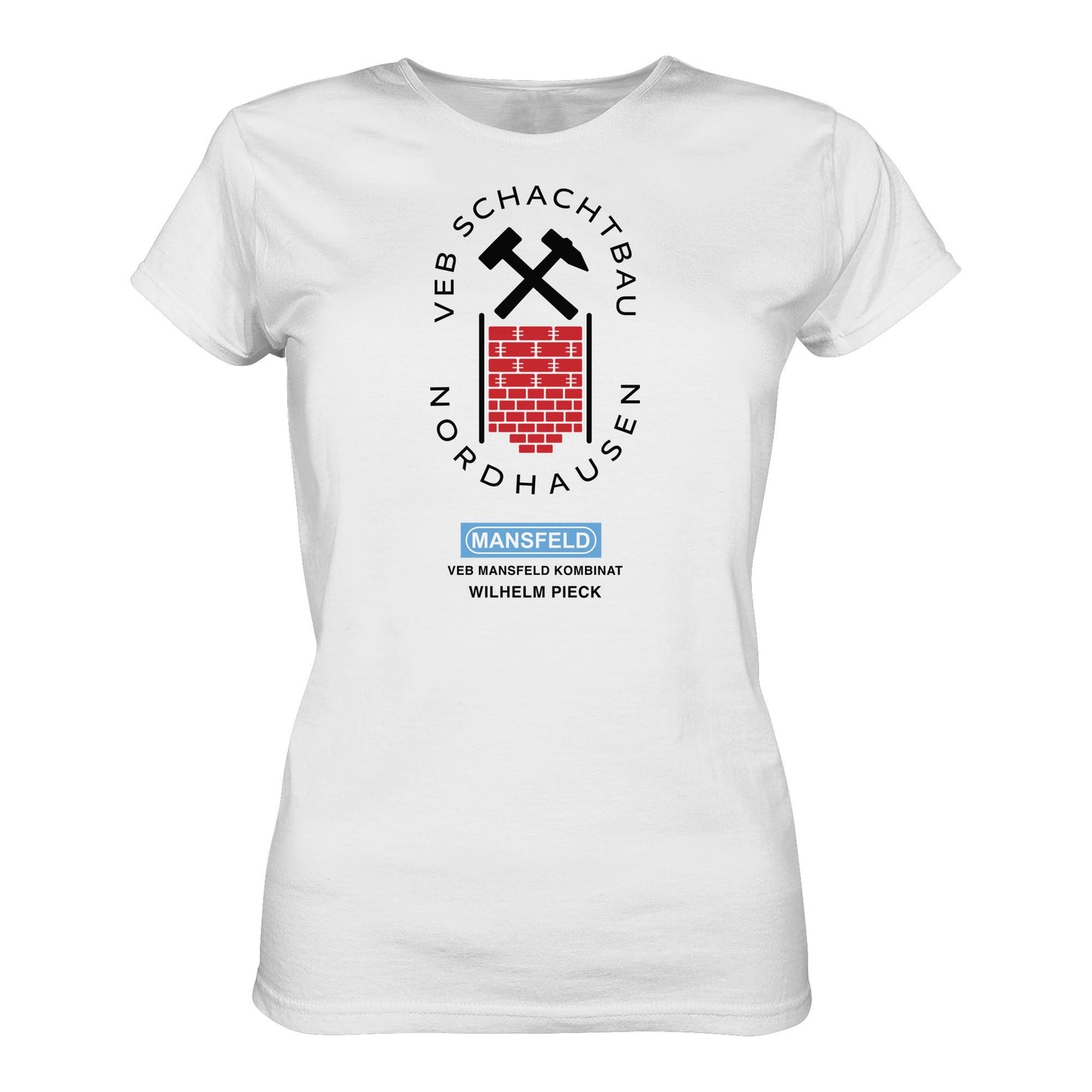 DDR Ostalgie Shirt Mädels • VEB SCHACHTBAU NORDHAUSEN - VEB MANSFELD KOMBINAT