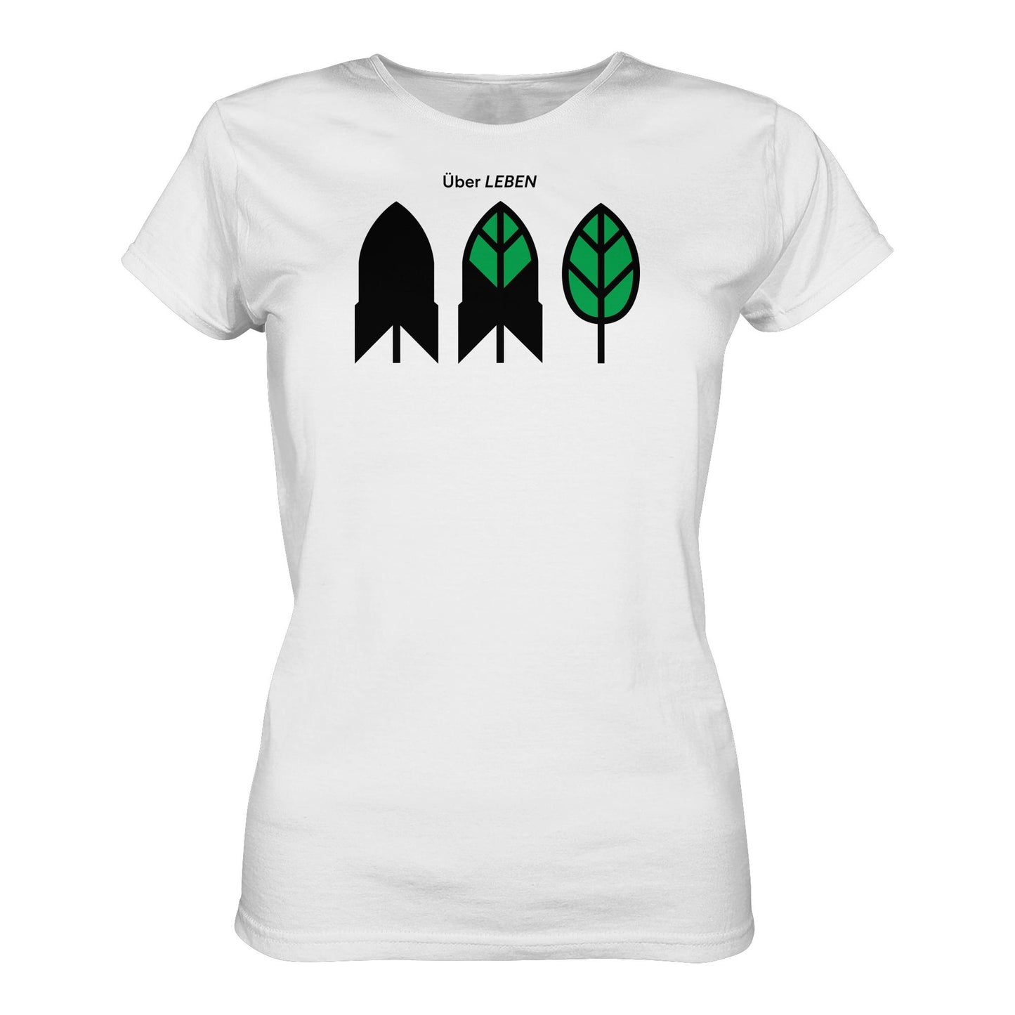DDR Ostalgie Shirt Mädels • ÜBER LEBEN (ORIGINAL FRIEDENS-PLAKAT)