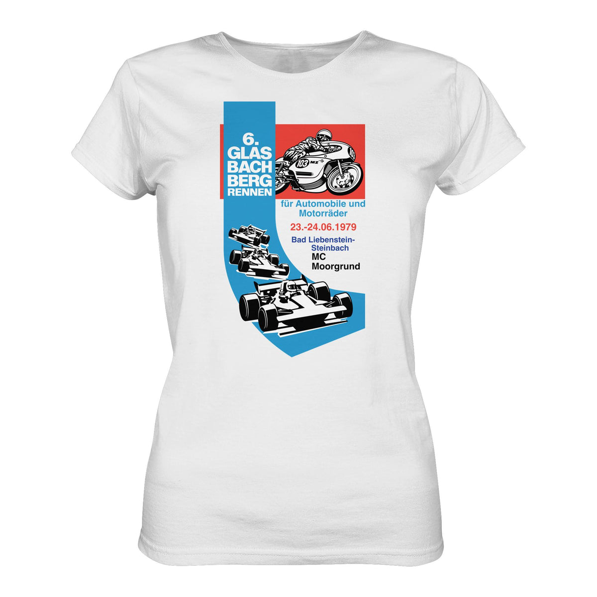 DDR Ostalgie Shirt Mädels • 6. GLASBACHBERGRENNEN 1979