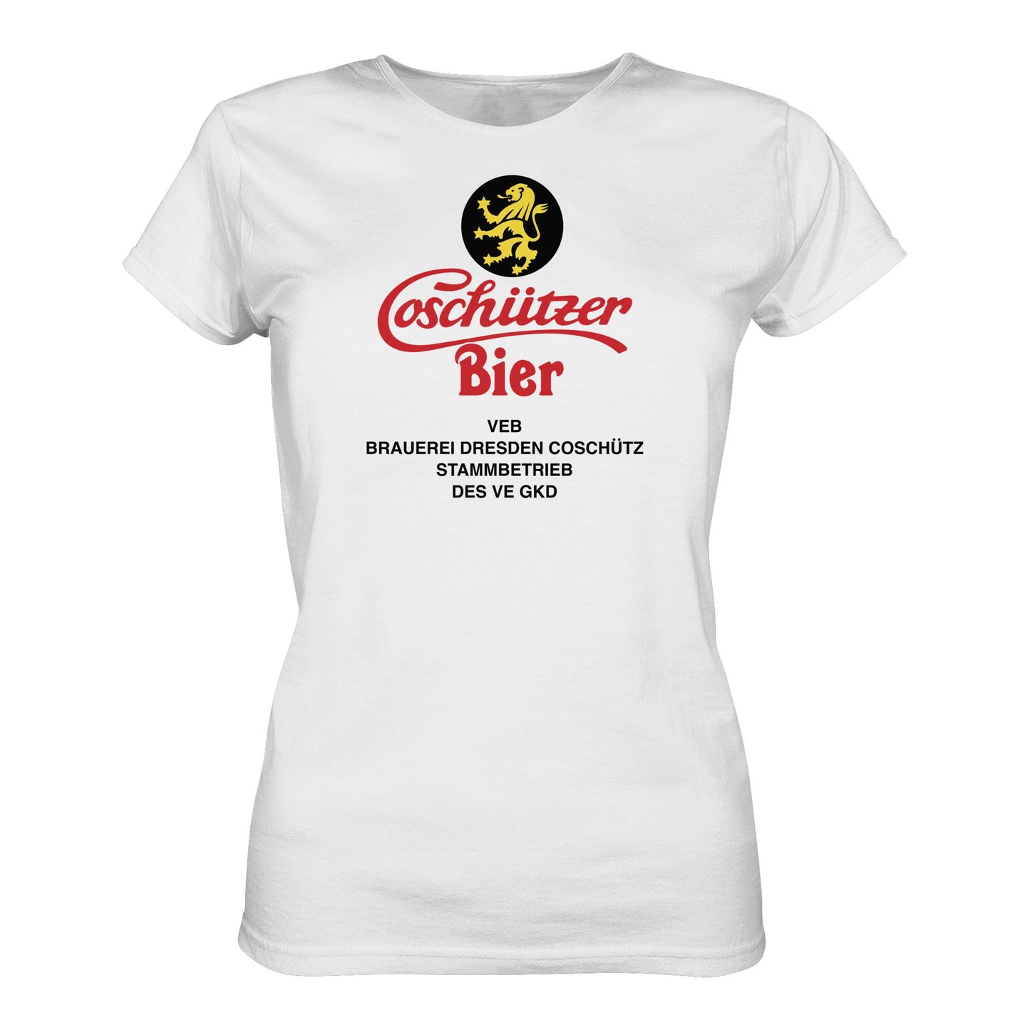 DDR Ostalgie Shirt Mädels • COSCHÜTZER BIER - VEB BRAUER DRESDEN