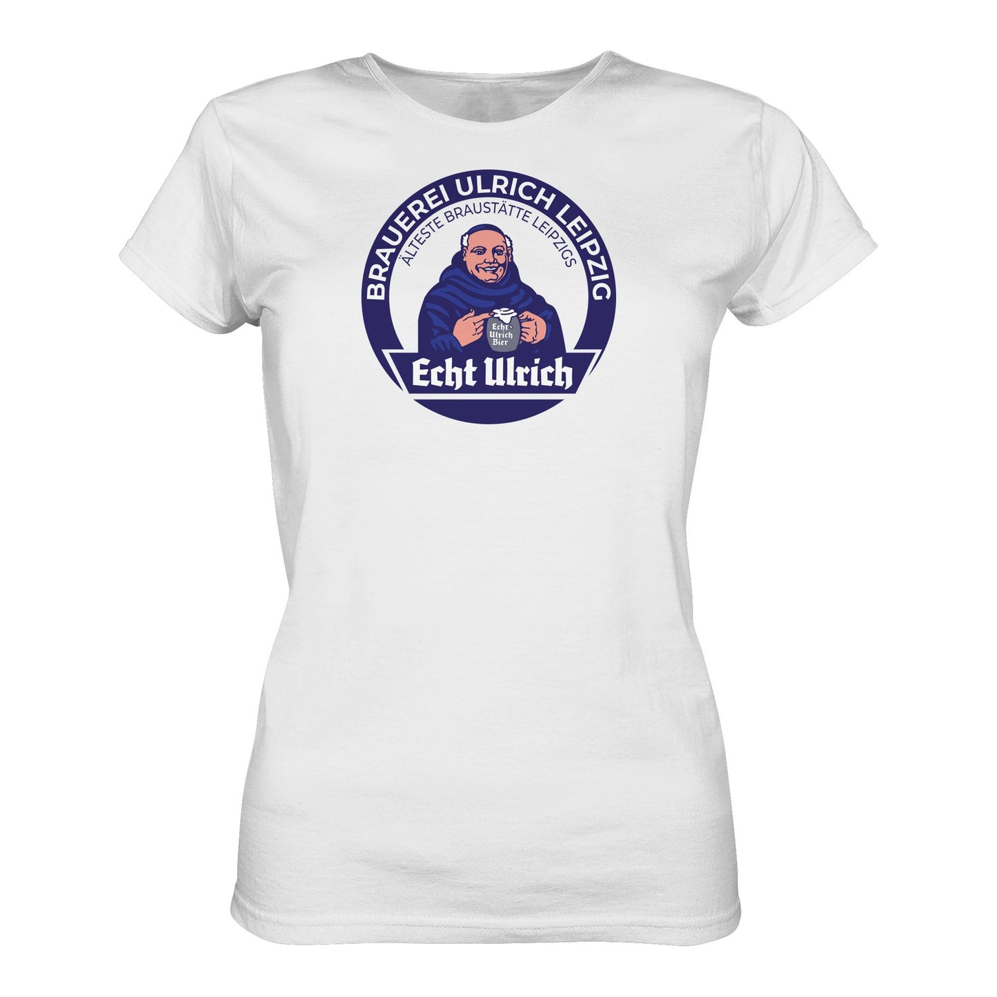 DDR Ostalgie Shirt Mädels • ECHT ULRICH BIER LEIPZIG (ORIGINAL BIERDECKEL)