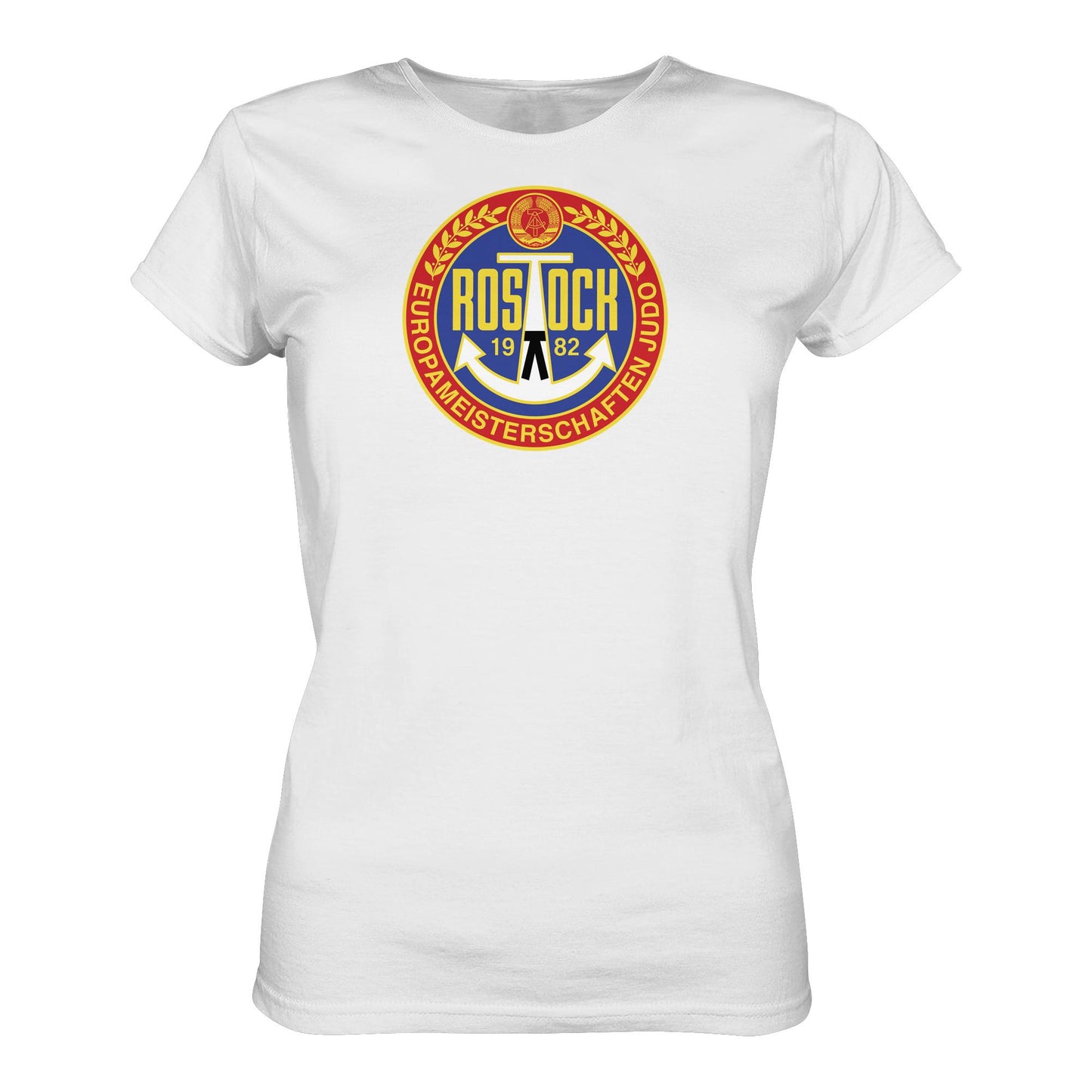 DDR Ostalgie Shirt Mädels • EUROPAMEISTERSCHAFTEN IM JUDO - ROSTOCK 1982