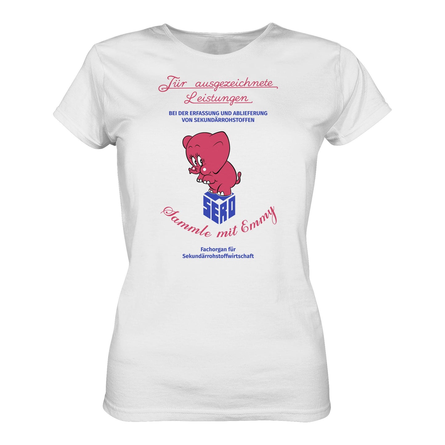 DDR Ostalgie Shirt Mädels • FÜR AUSGEZEICHNETE LEISTUNGEN - SERO EMMY (ORIGINAL-WIMPEL)