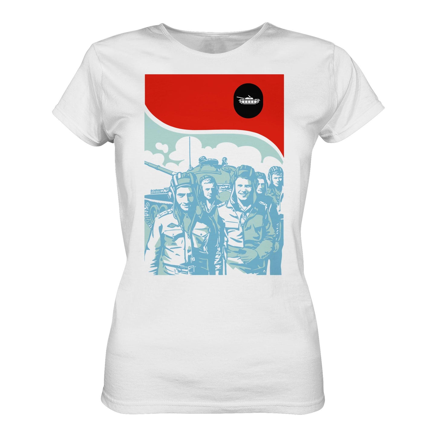 DDR Ostalgie Shirt Mädels • NVA - PANZERDIVISION (ORIGINAL-PLAKAT)