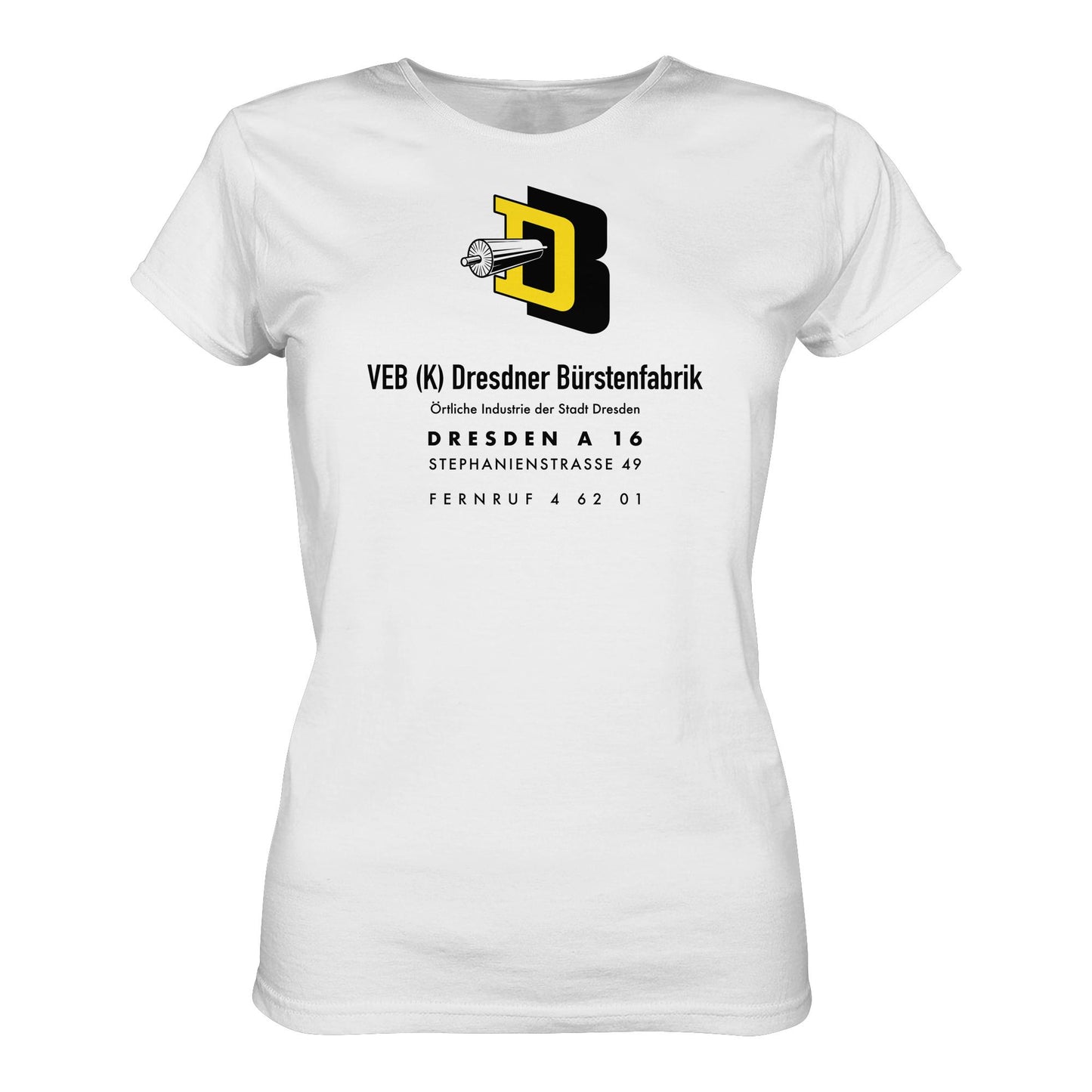 DDR Ostalgie Shirt Mädels • VEB DRESDNER BÜRSTENFABRIK