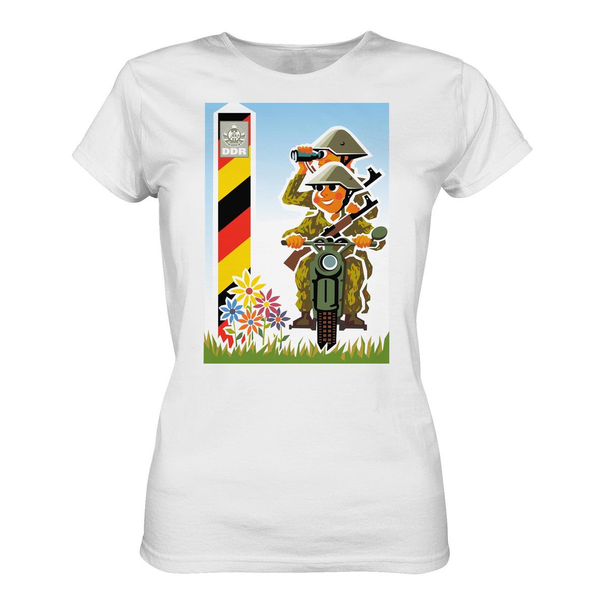 DDR Ostalgie Shirt Mädels • NVA-GRENZTRUPPEN (ORIGINAL-PLAKAT)