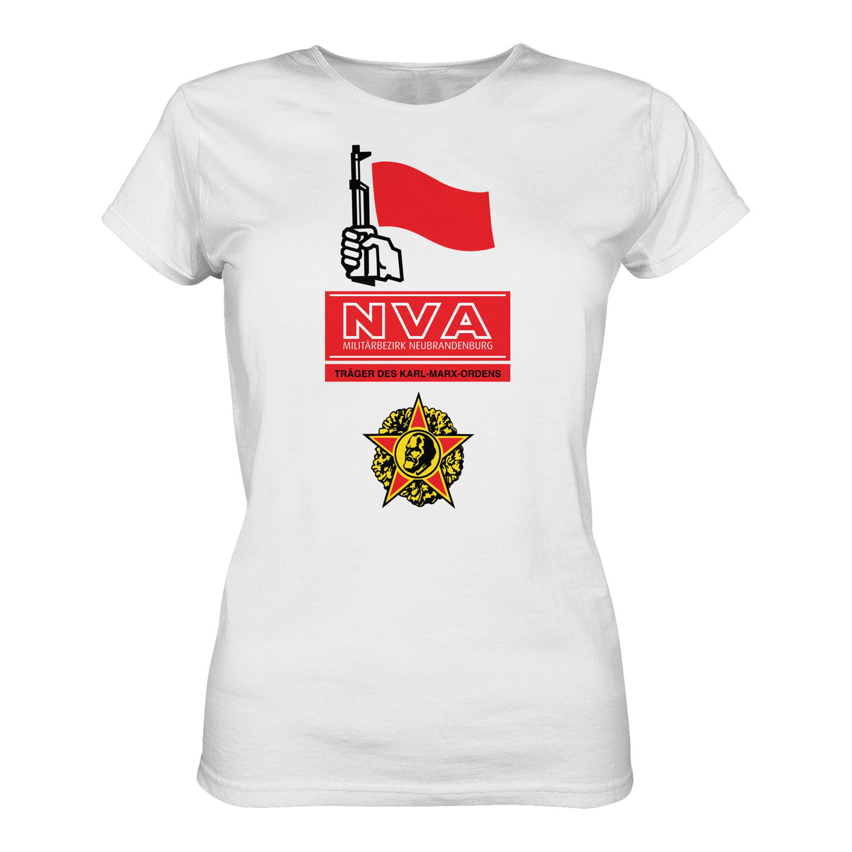 DDR Ostalgie Shirt Mädels • NVA - MILITÄRBEZIRK NEUBRANDENBURG