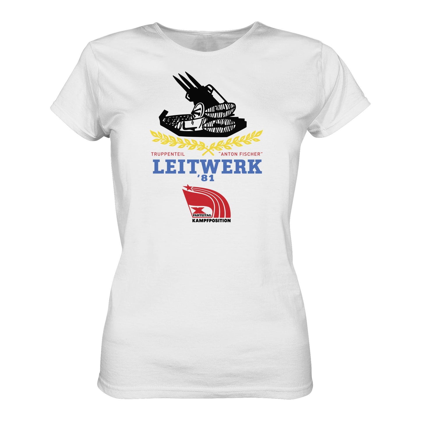 DDR Ostalgie Shirt Mädels • LEITWERK 81, TRUPPENTEIL ANTON FISCHER