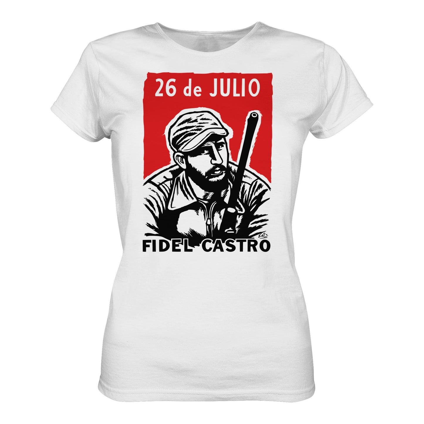 DDR Ostalgie Shirt Mädels • FIDEL CASTRO - BEWEGUNG DES 26. JULI
