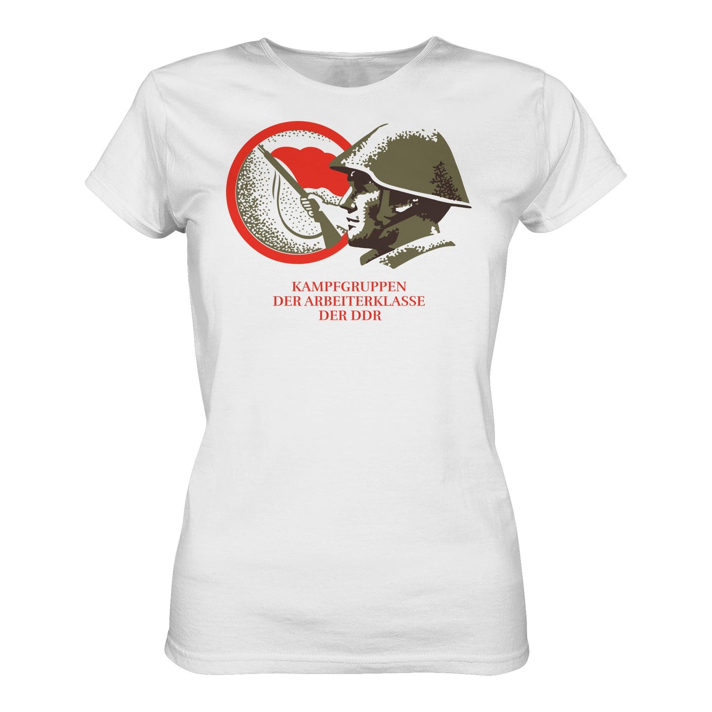 DDR Ostalgie Shirt Mädels • KAMPFGRUPPEN DER ARBEITERKLASSE (ORIGINAL BRIEFMARKE)