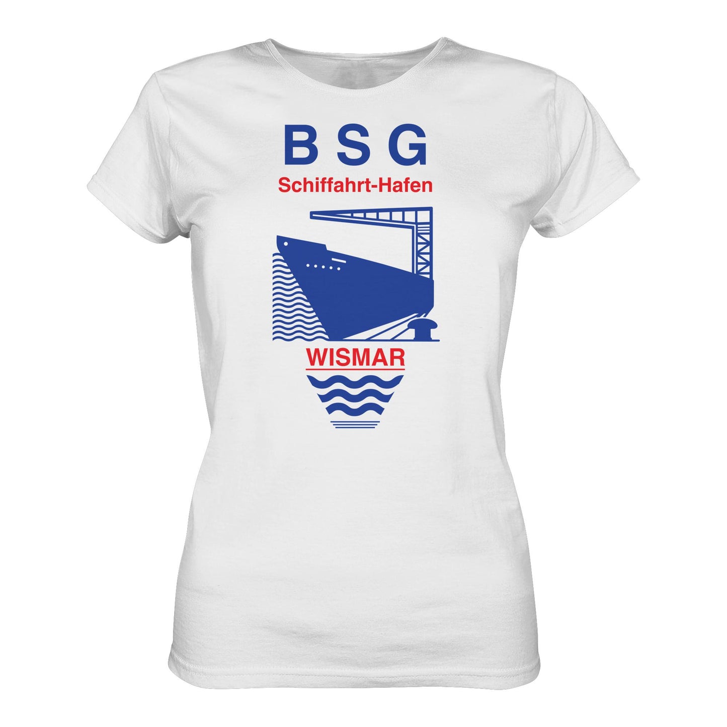 DDR Ostalgie Shirt Mädels • BSG SCHIFFAHRT HAFEN WISMAR