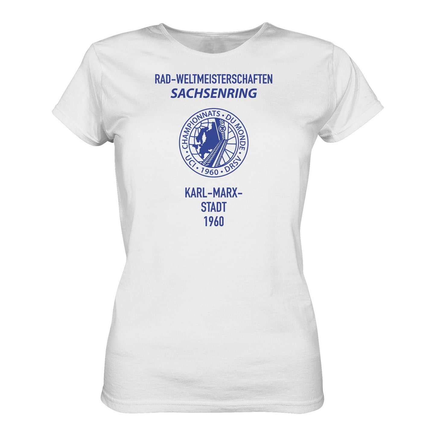 DDR Ostalgie Shirt Mädels • RADWELTMEISTERSCHAFTEN SACHSENRING, KARL-MARX-STADT 1960